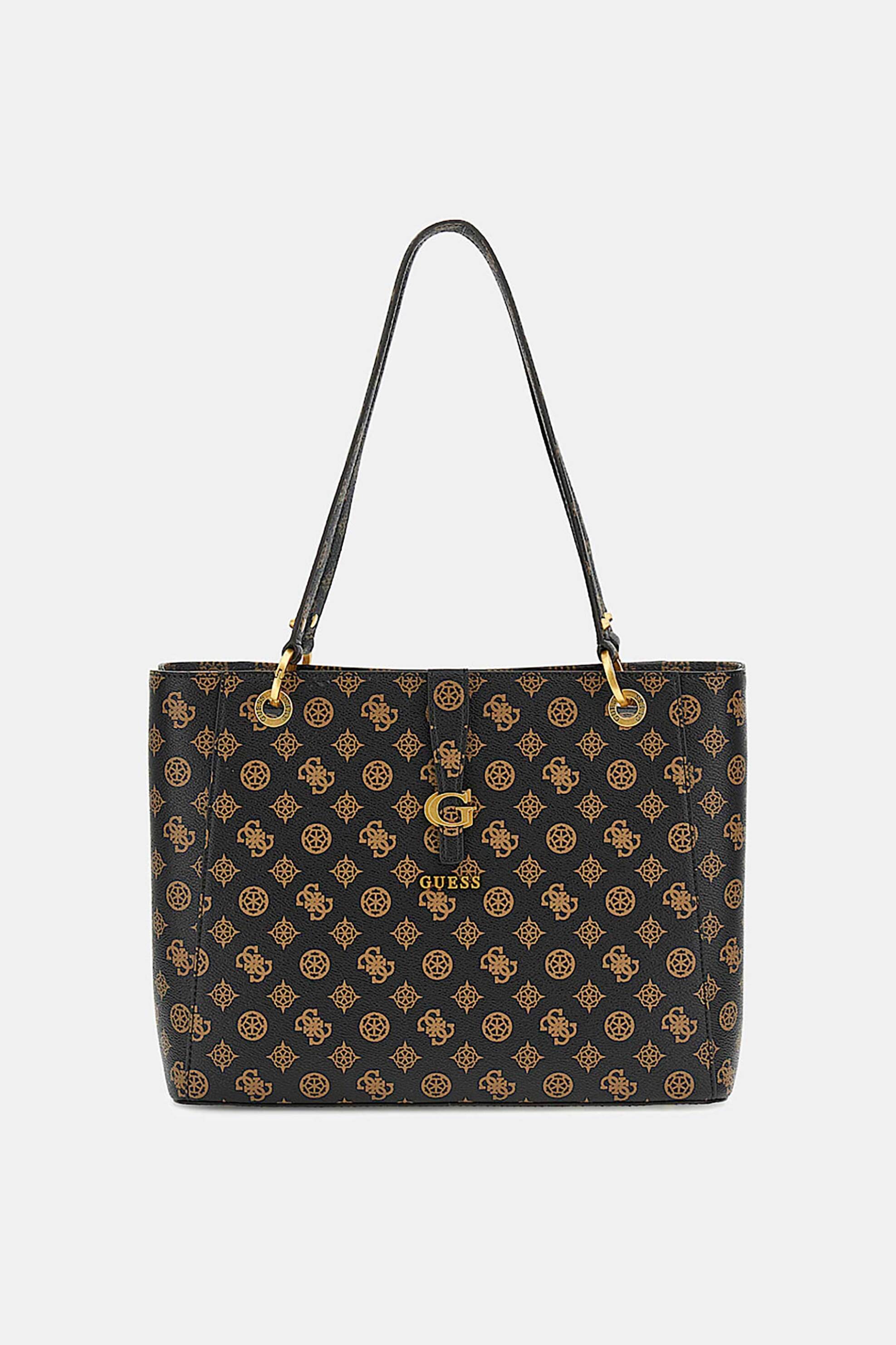 Guess Guess γυναικεία shopper bag με all-over logo print 