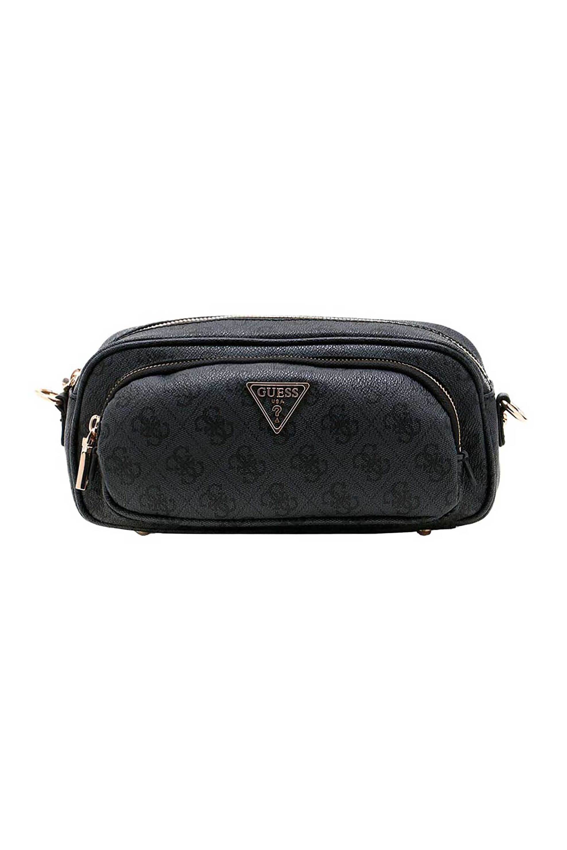 Guess Guess γυναικείο mini bag crossbody με all-over λογότυπο - HWSL9006140 Μαύρο 2025