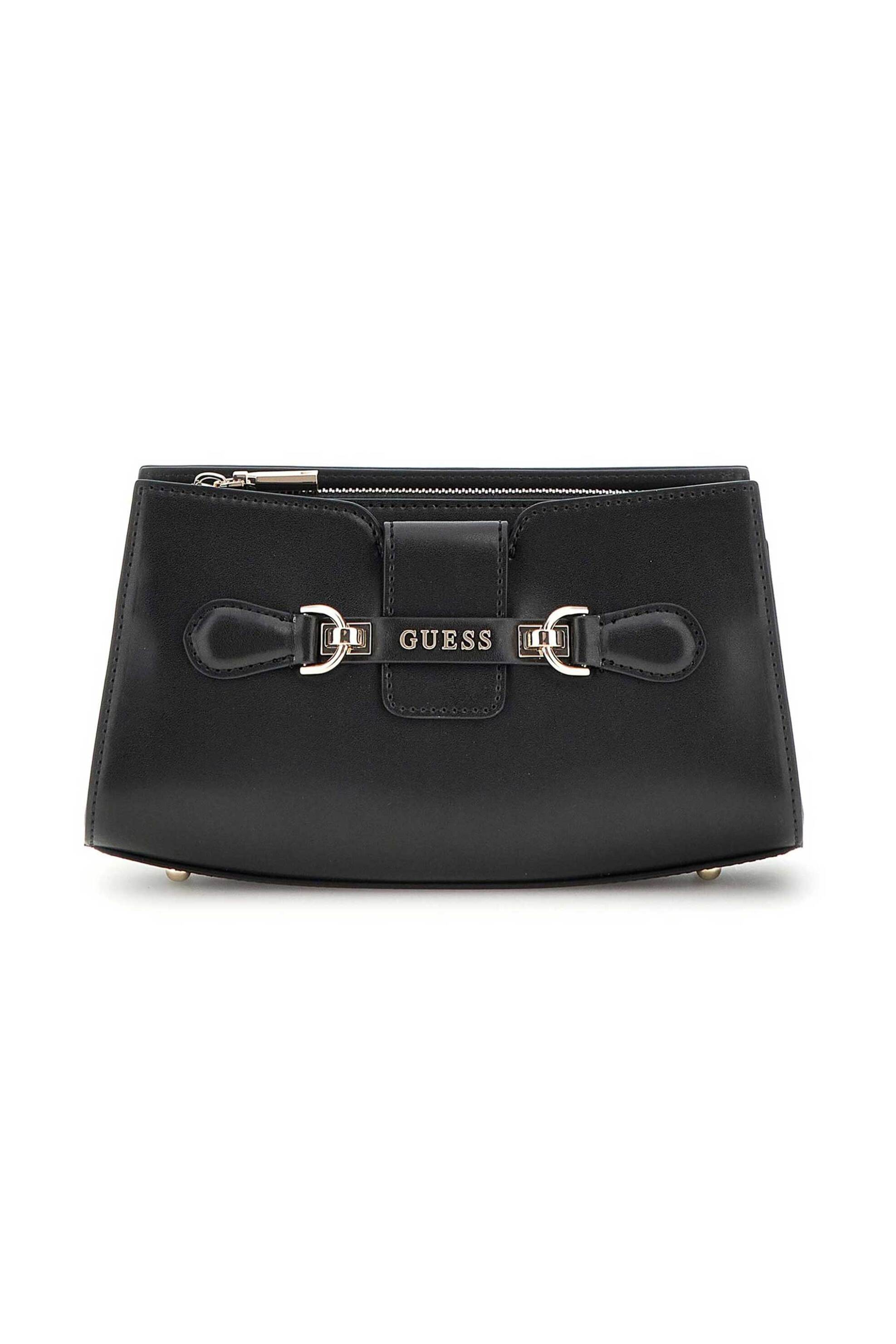 Guess Guess γυναικεία τσάντα crossbody με μεταλλικό λογότυπο 