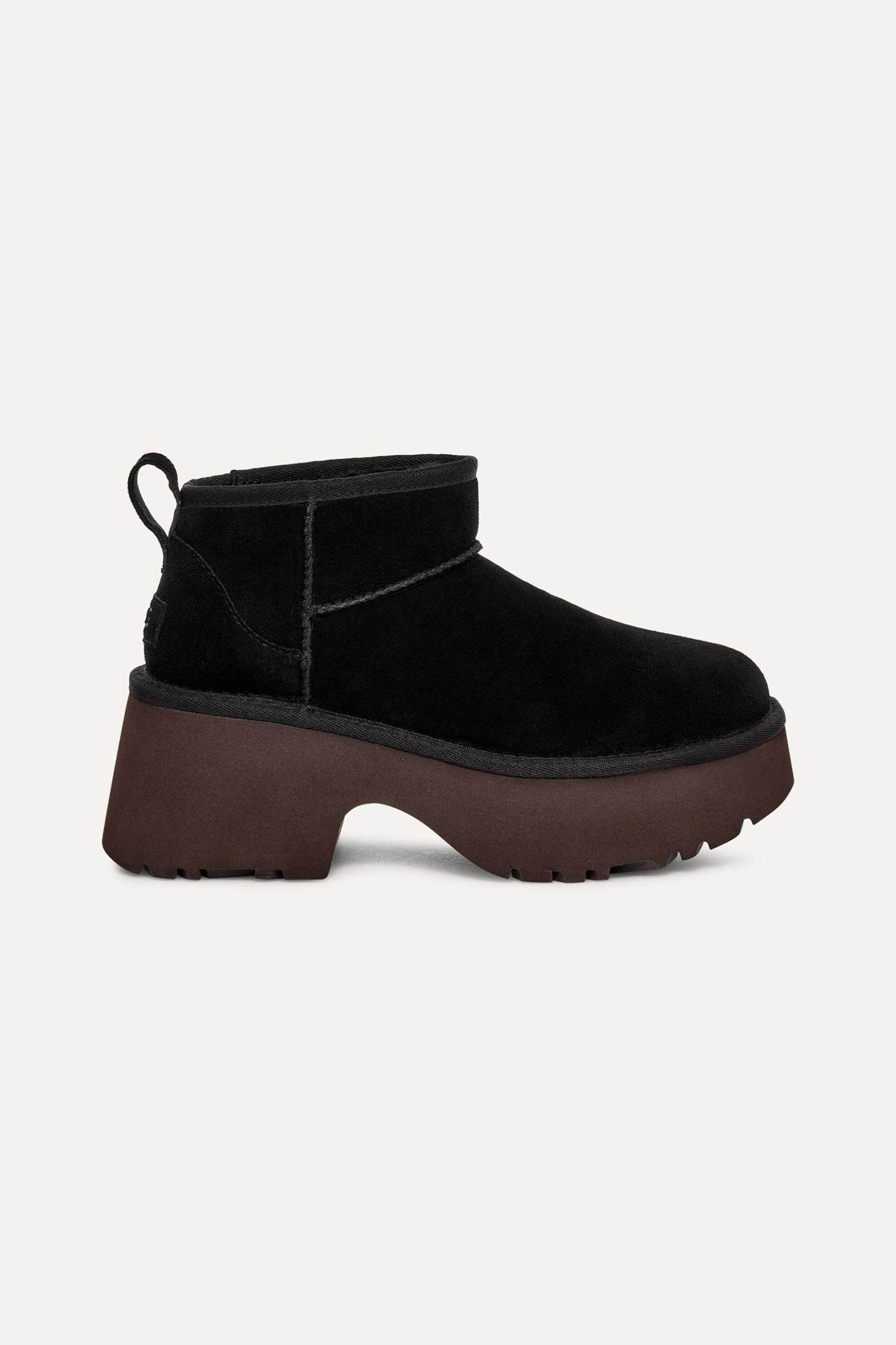  Ugg γυναικεία suede μποτάκια με τακούνι 