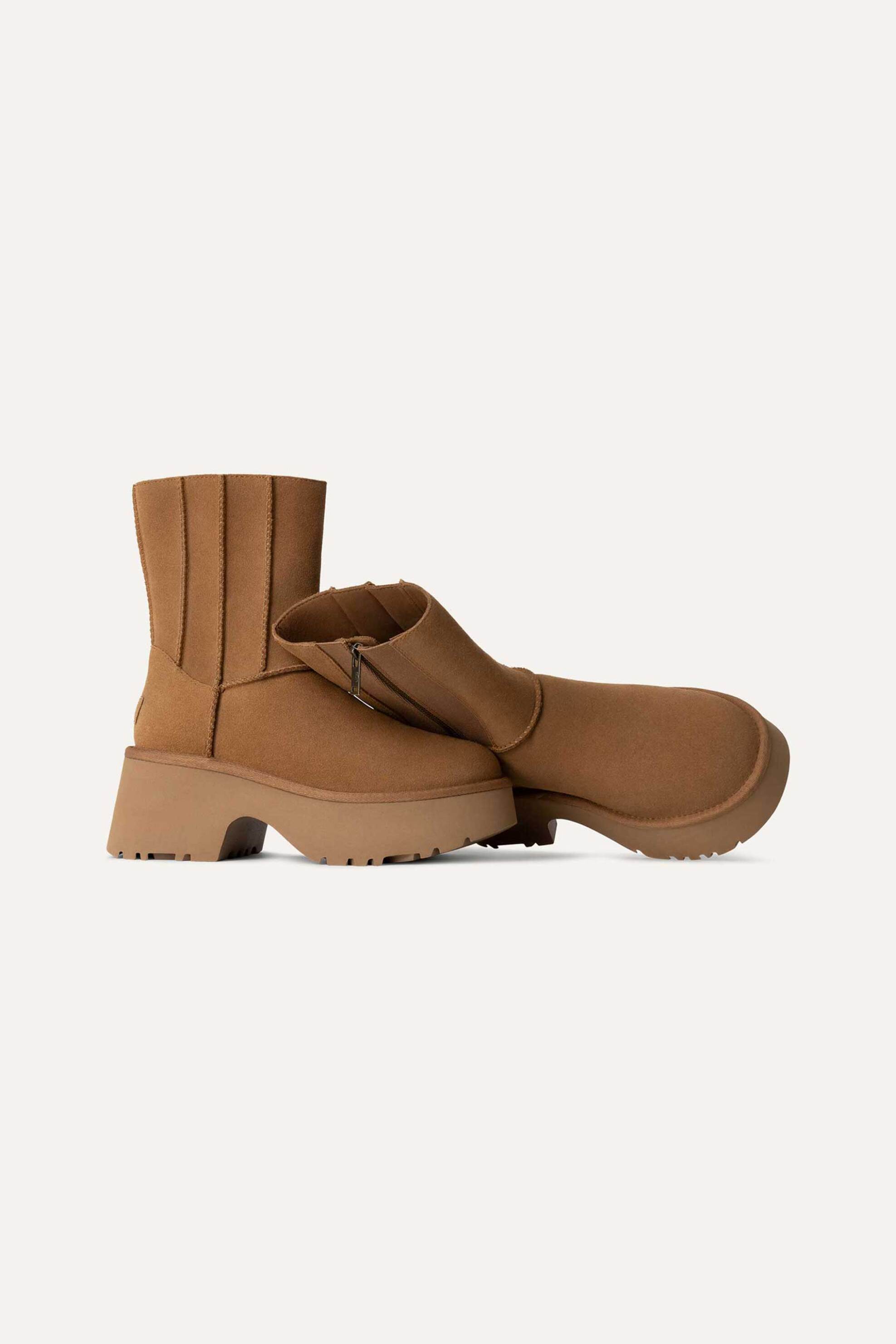 Ugg γυναικείες suede μπότες με τακούνι "Classic Twin Seam New Heights" - 1158313 Ταμπά φωτογραφία