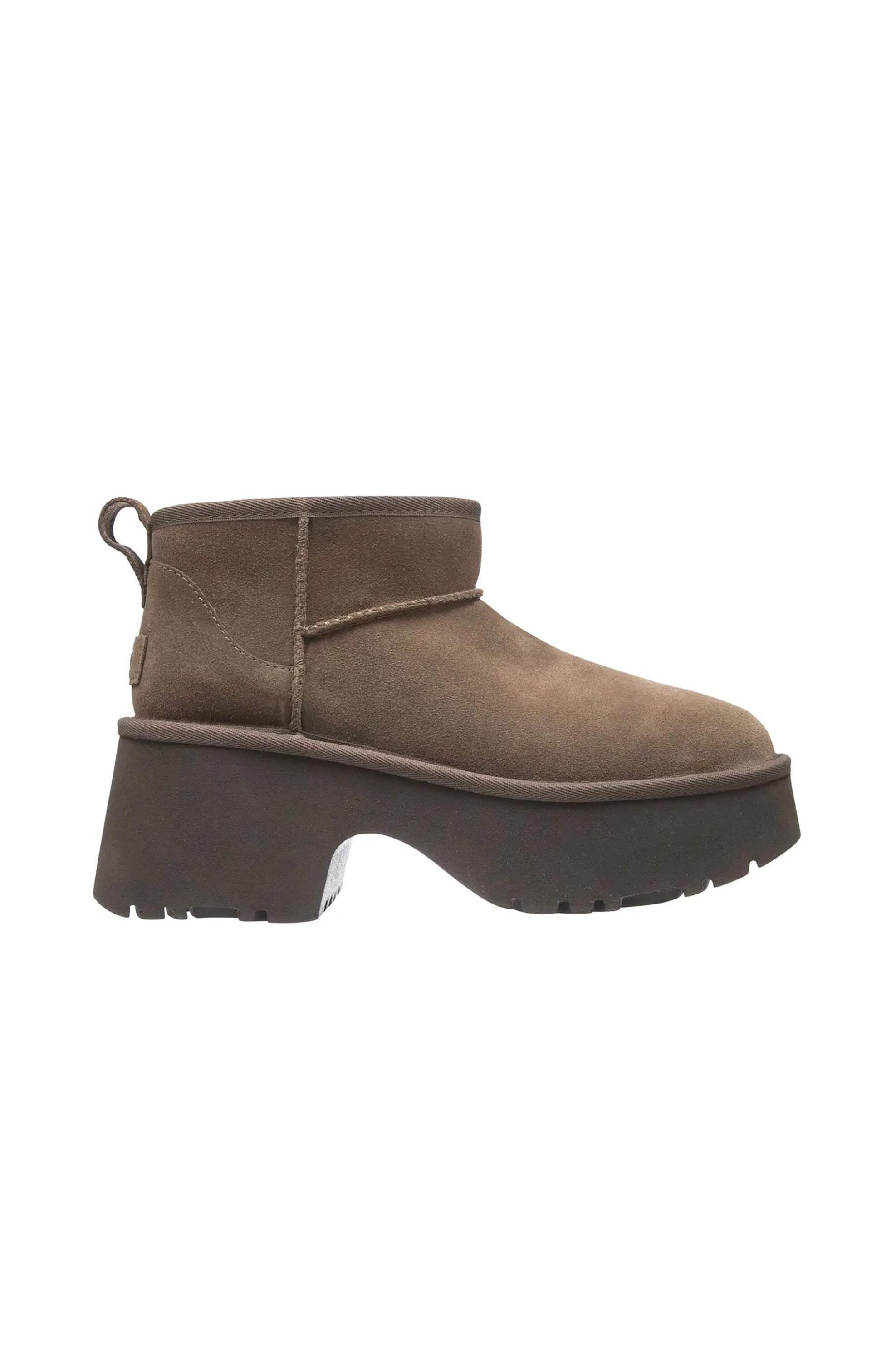  Ugg γυναικεία suede μποτάκια με τακούνι 