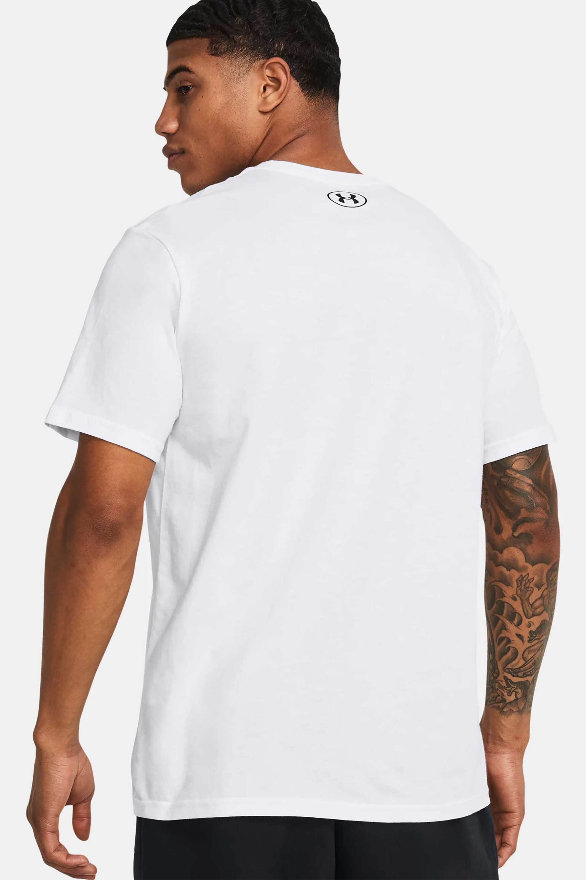 Under Armour ανδρικό T-shirt με logo print "Gl Foundation Update Ss" - 1382915 Λευκό φωτογραφία