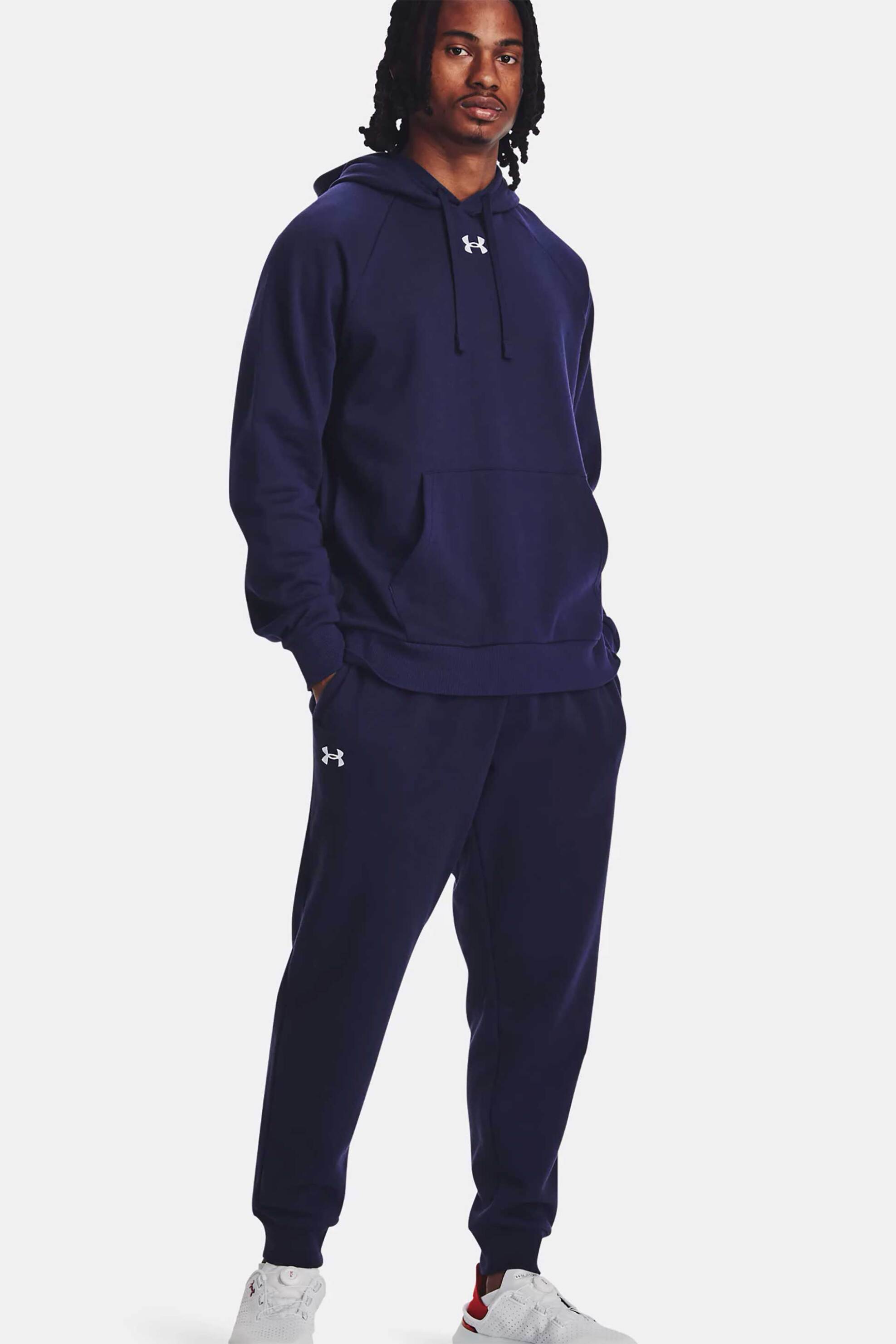 UNDER ARMOUR Under Armour ανδρικό παντελόνι φόρμας Loose Fit "Rival Fleece" - 1379774 Μπλε Σκούρο