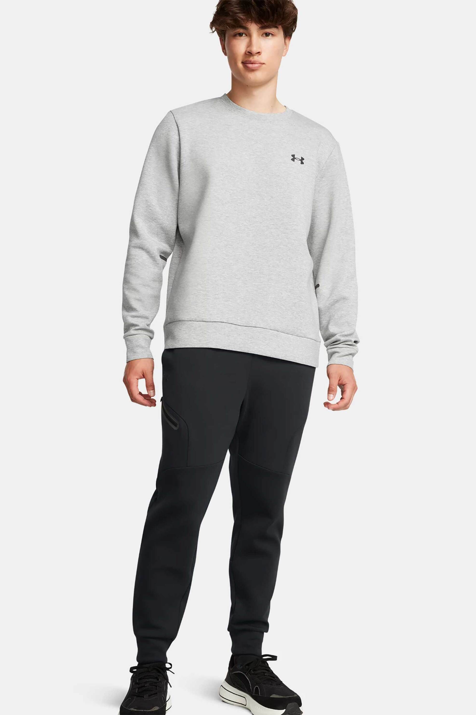 UNDER ARMOUR Under Armour ανδρικό παντελόνι φόρμας Tapered Fit "Unstoppable Fleece" - 1389353 Μαύρο