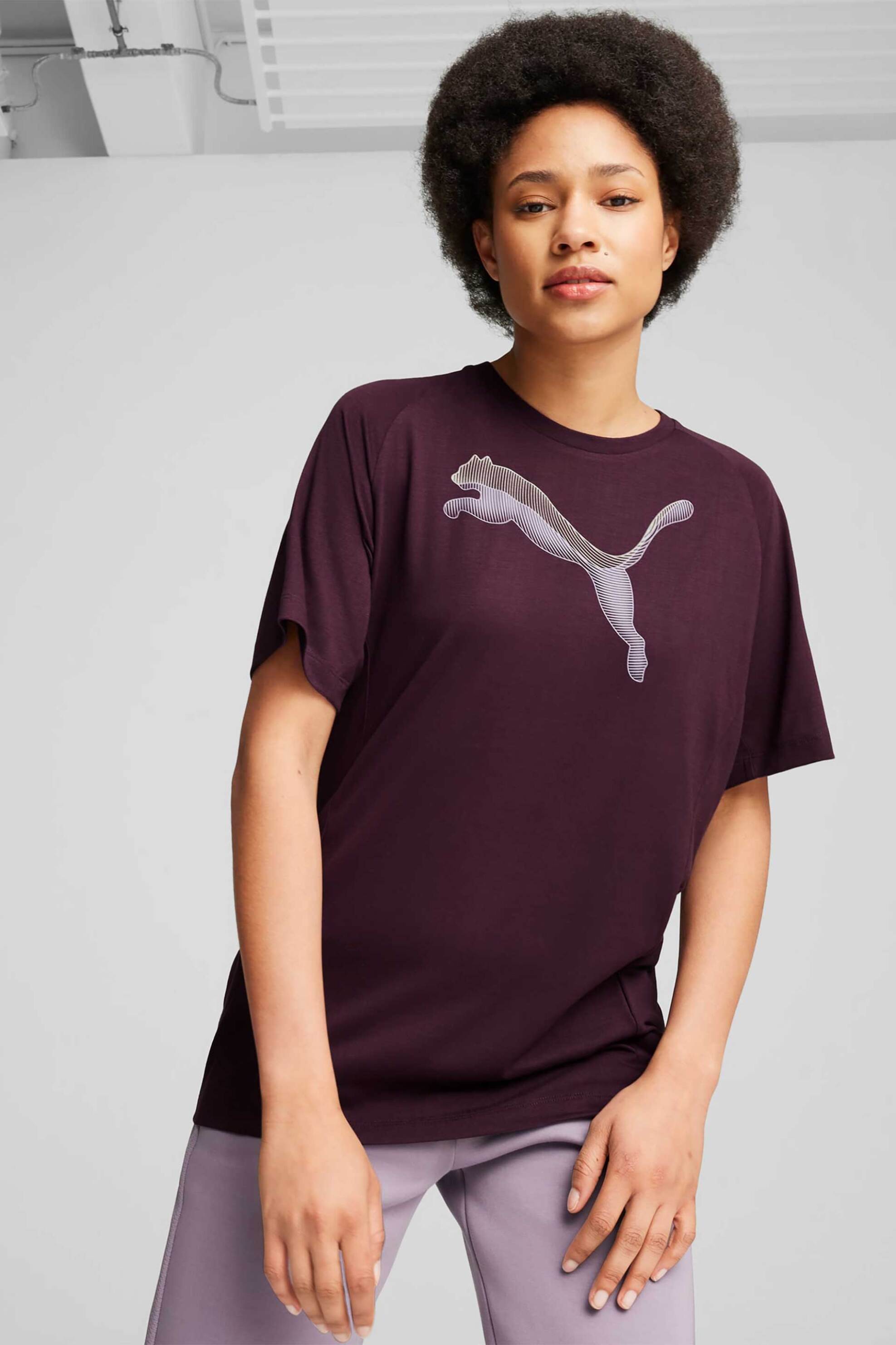  Puma γυναικείο T-shirt με λογότυπο Comfort Cut 