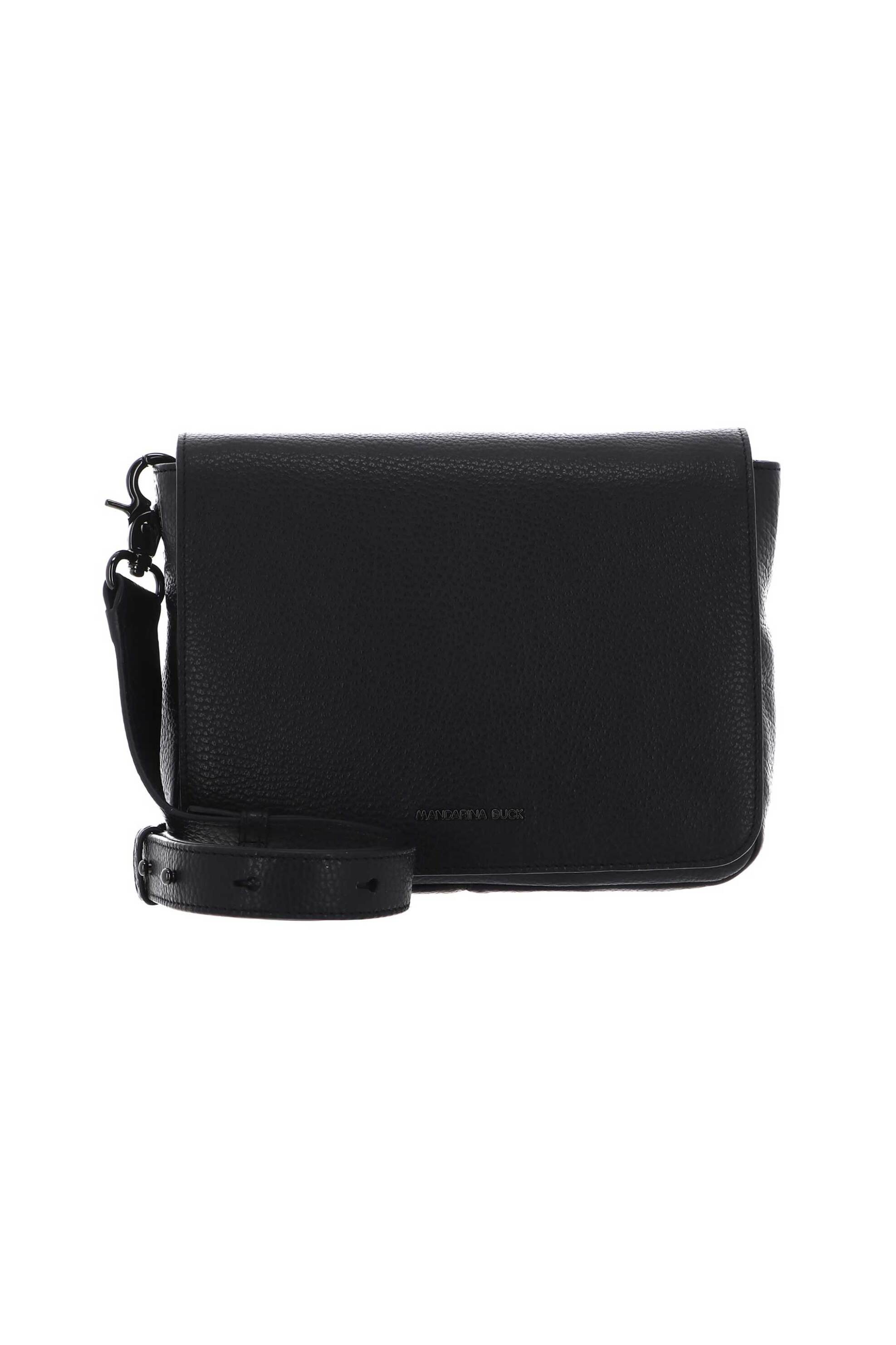  Mandarina Duck γυναικεία τσάντα crossbody με μεταλλικό λογότυπο - P10FZT69 Μαύρο 2025