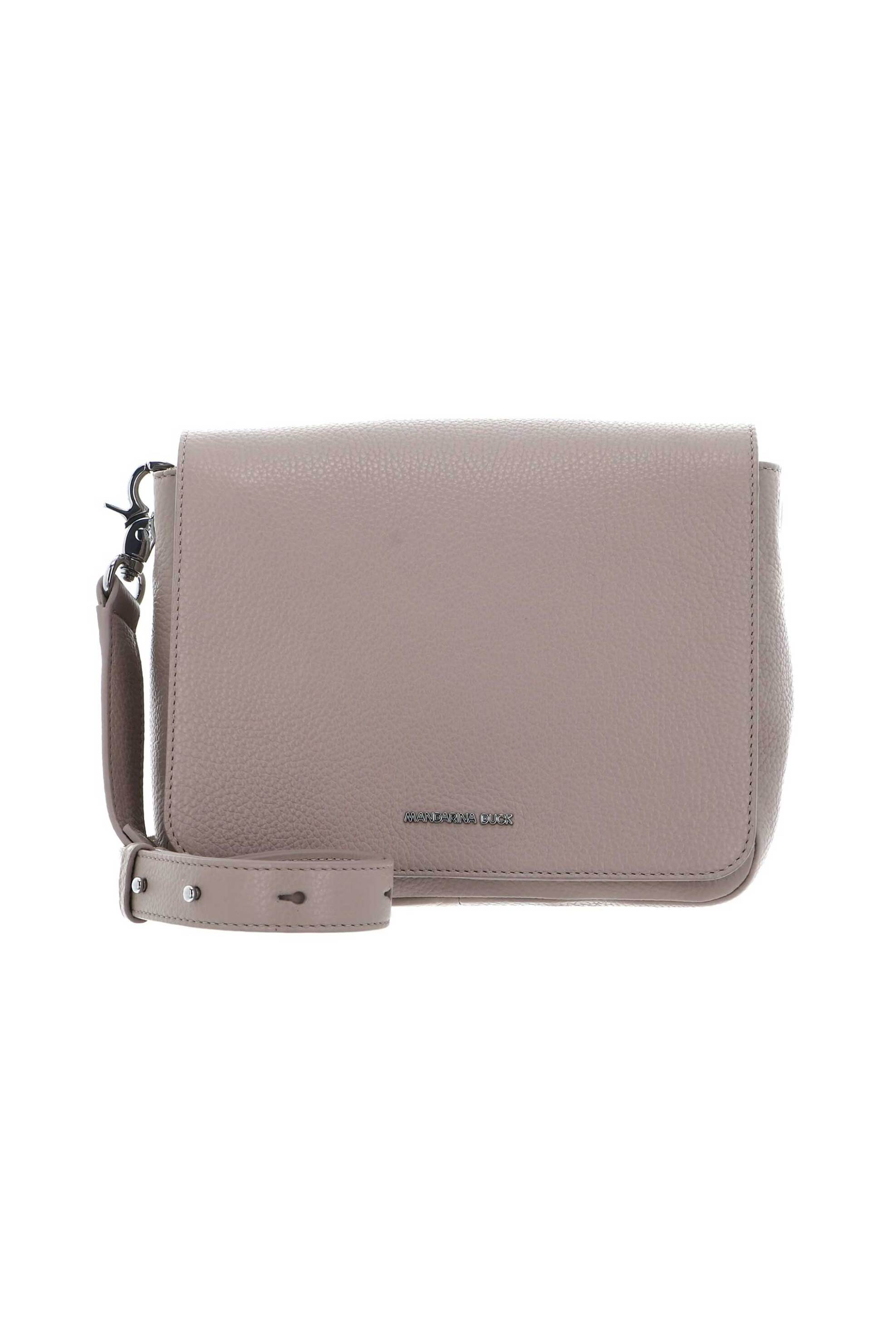 MANDARINA DUCK Mandarina Duck γυναικεία τσάντα crossbody με μεταλλικό λογότυπο - P10FZT69 Μπεζ