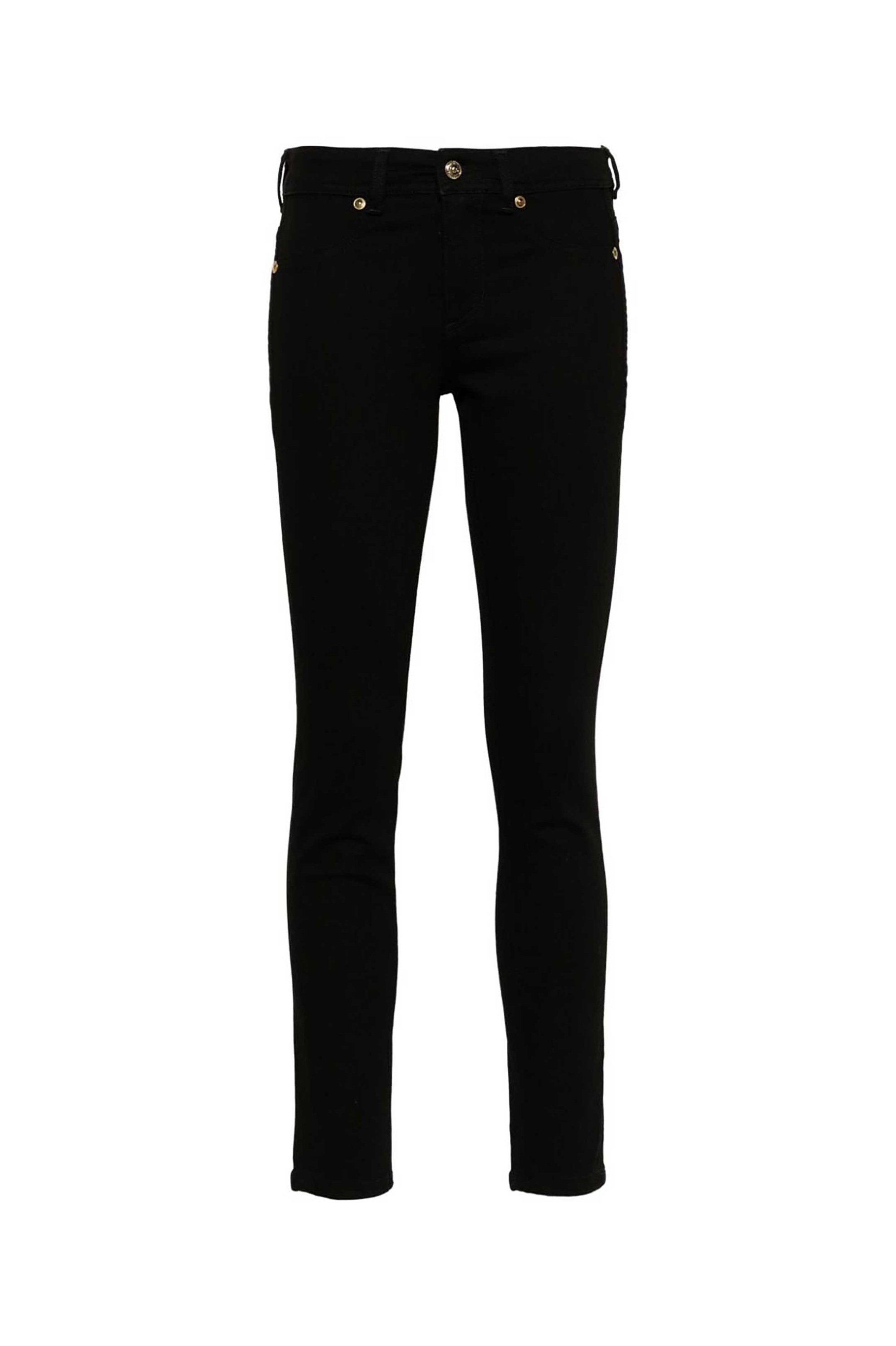  Versace Jeans Couture γυναικείο τζιν παντελόνι Skinny Fit - 77HAB5J0CDW00 Μαύρο 2025