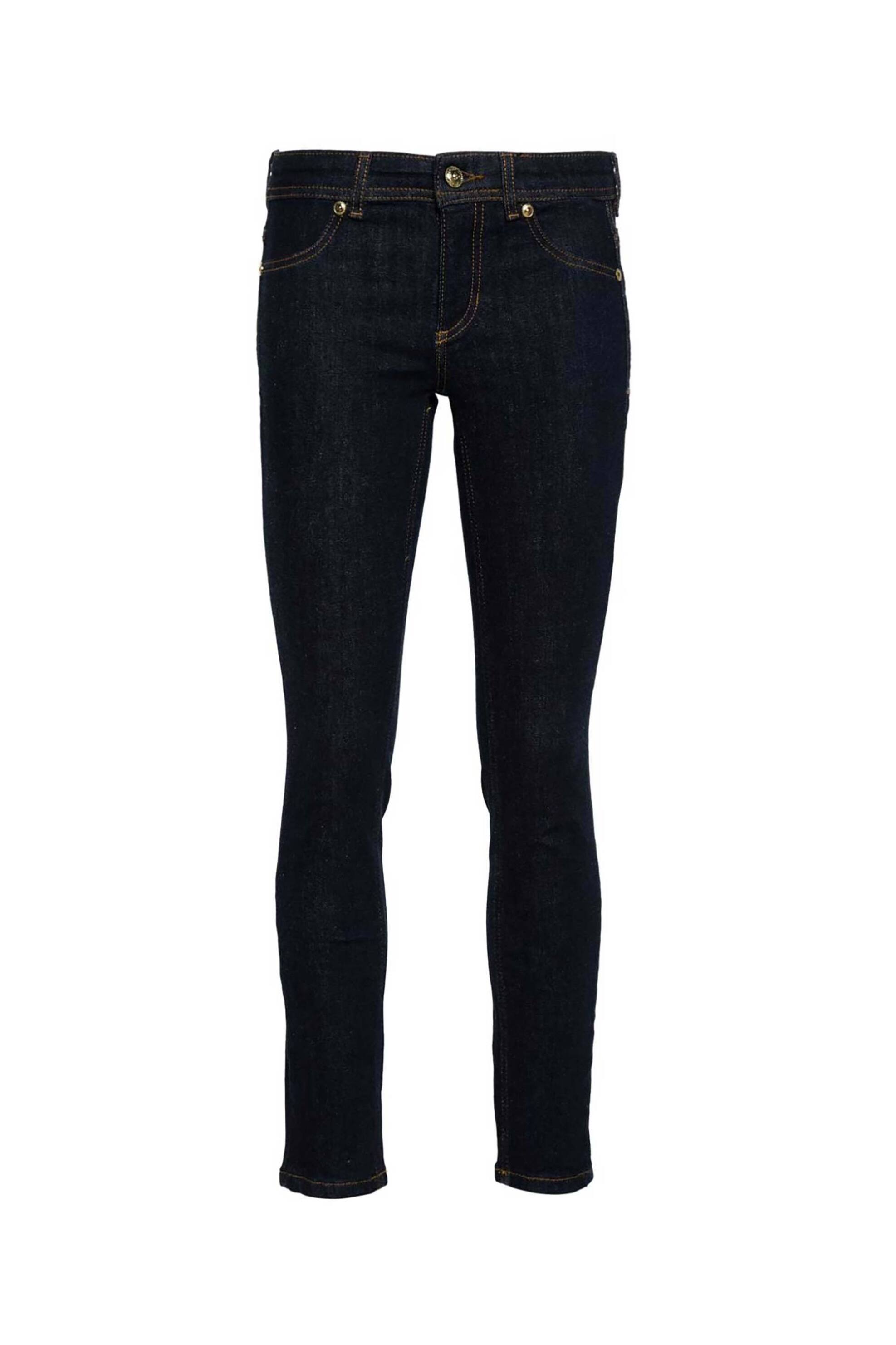 VERSACE JEANS COUTURE Versace Jeans Couture γυναικείο τζιν παντελόνι Skinny Fit - 77HAB5J0CDW02 Denim Blue Σκούρο