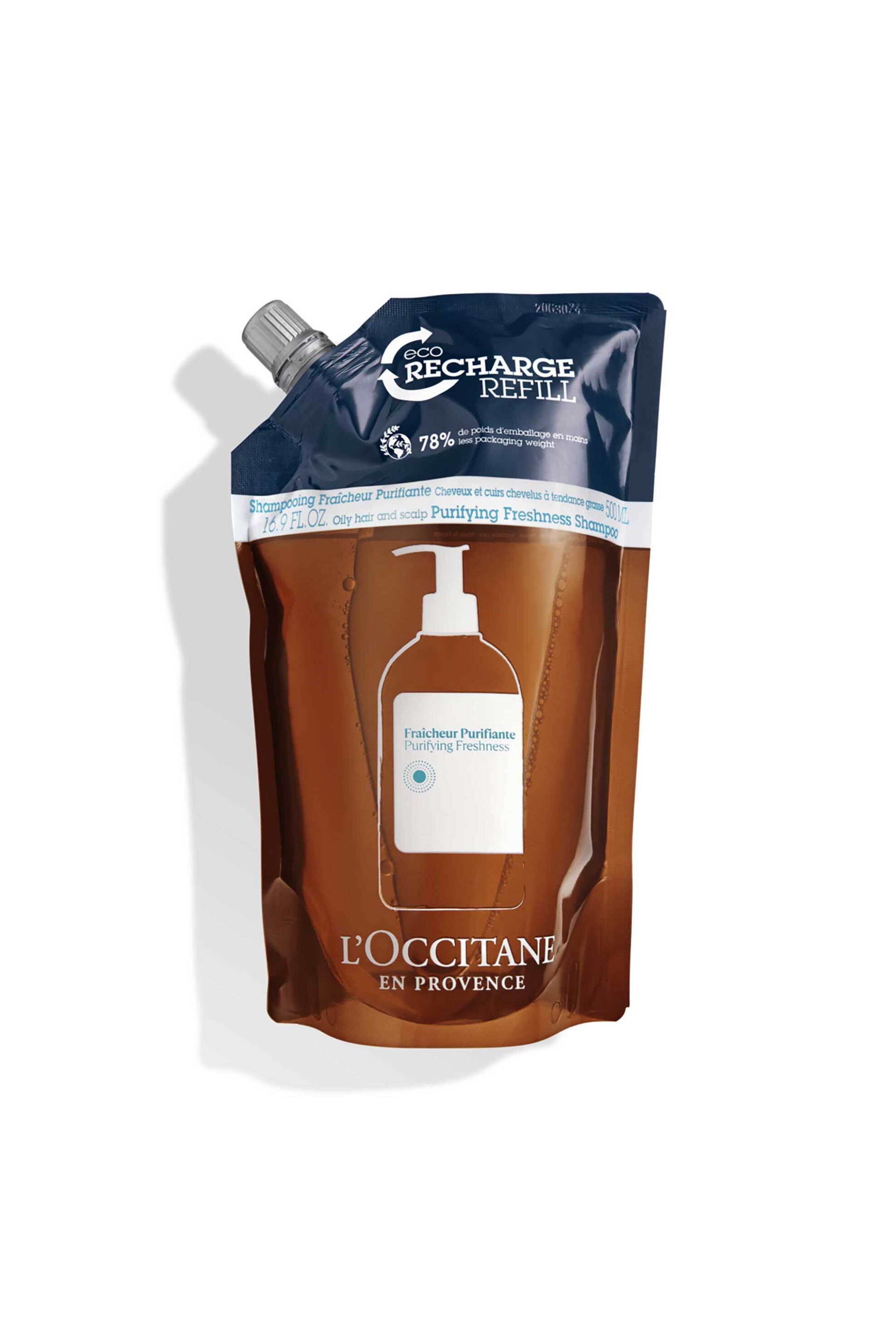 L'OCCITANE L'Occitane Purifying Freshness Shampoo Refill 500 ml - 5110878