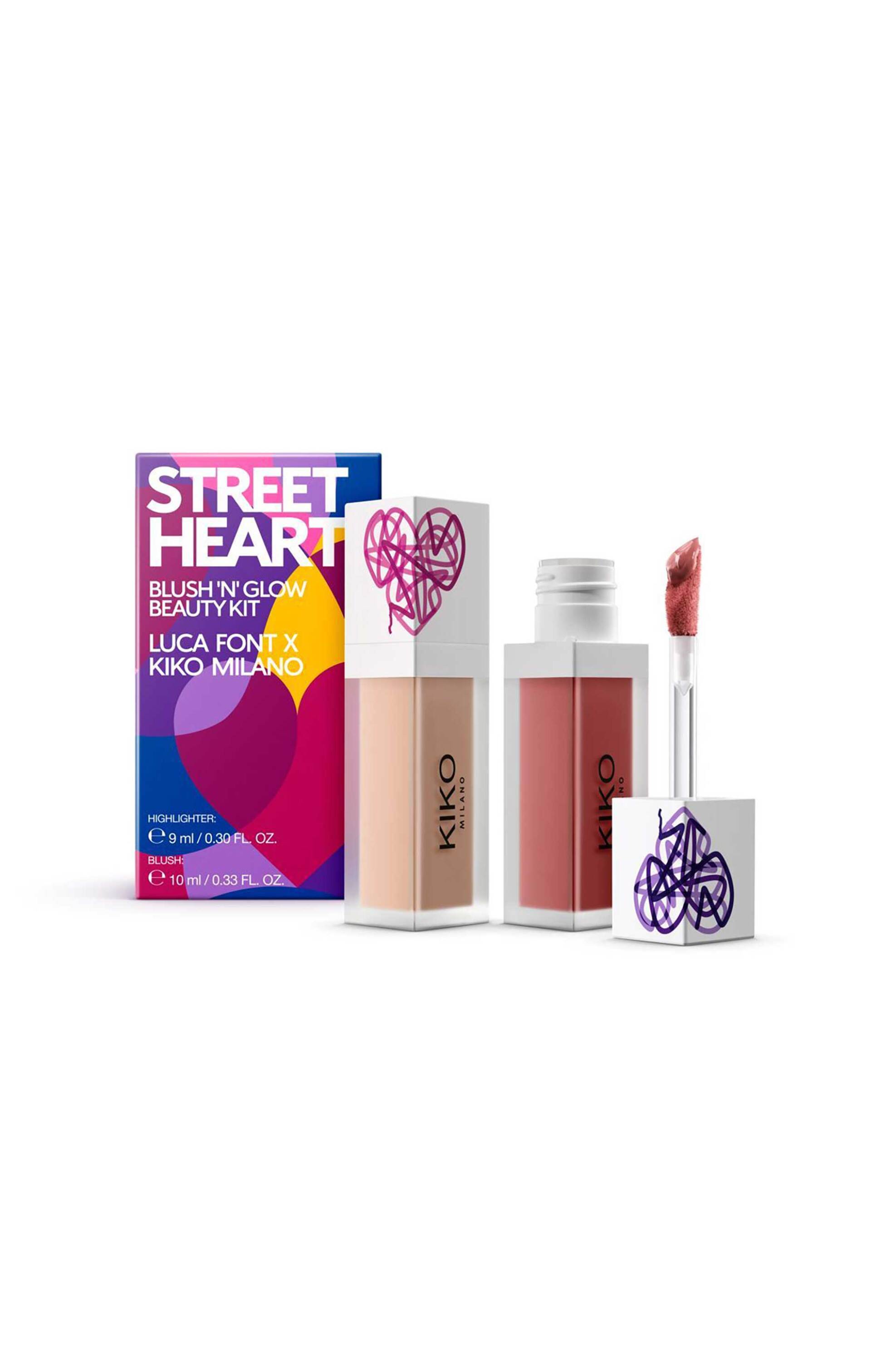 KIKO MILANO Kiko Milano Street Heart Blush ‘n Glow Beauty Kit - KC000001010001B