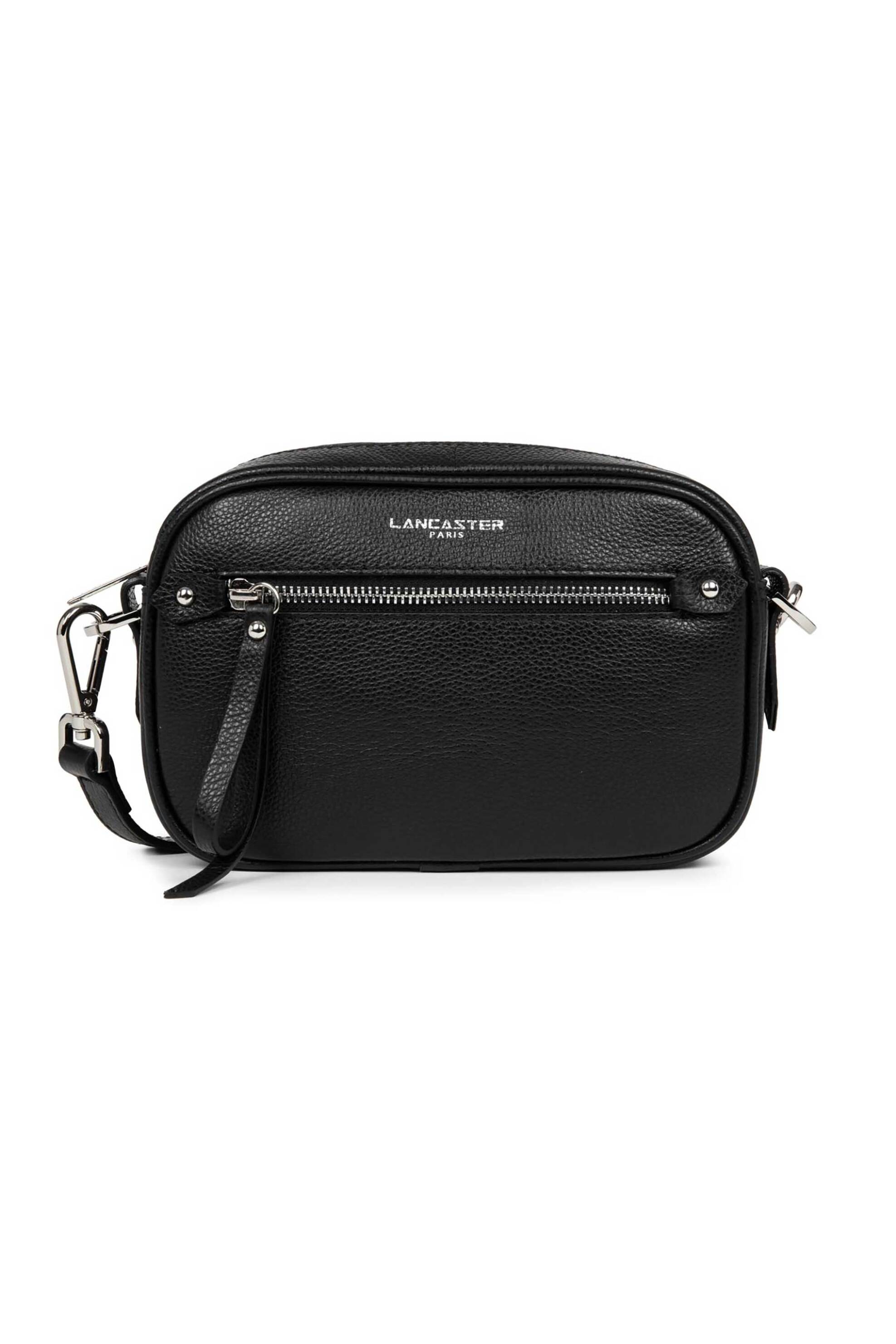  Lancaster γυναικεία δερμάτινη τσάντα crossbody με λογότυπο 