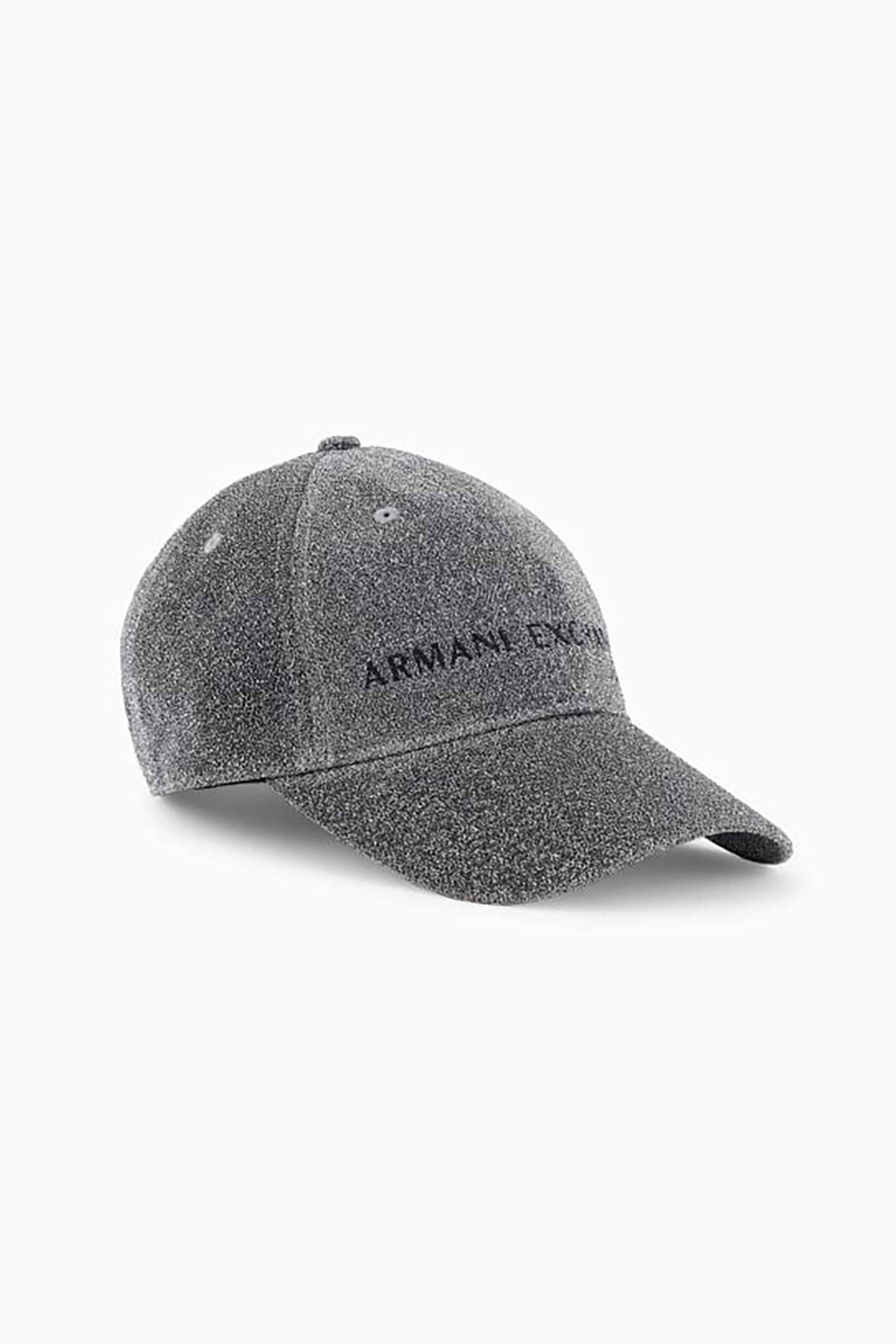  Armani Exchange γυναικείο καπέλο baseball με λογότυπο - 9442064F105 Ασημί 2025