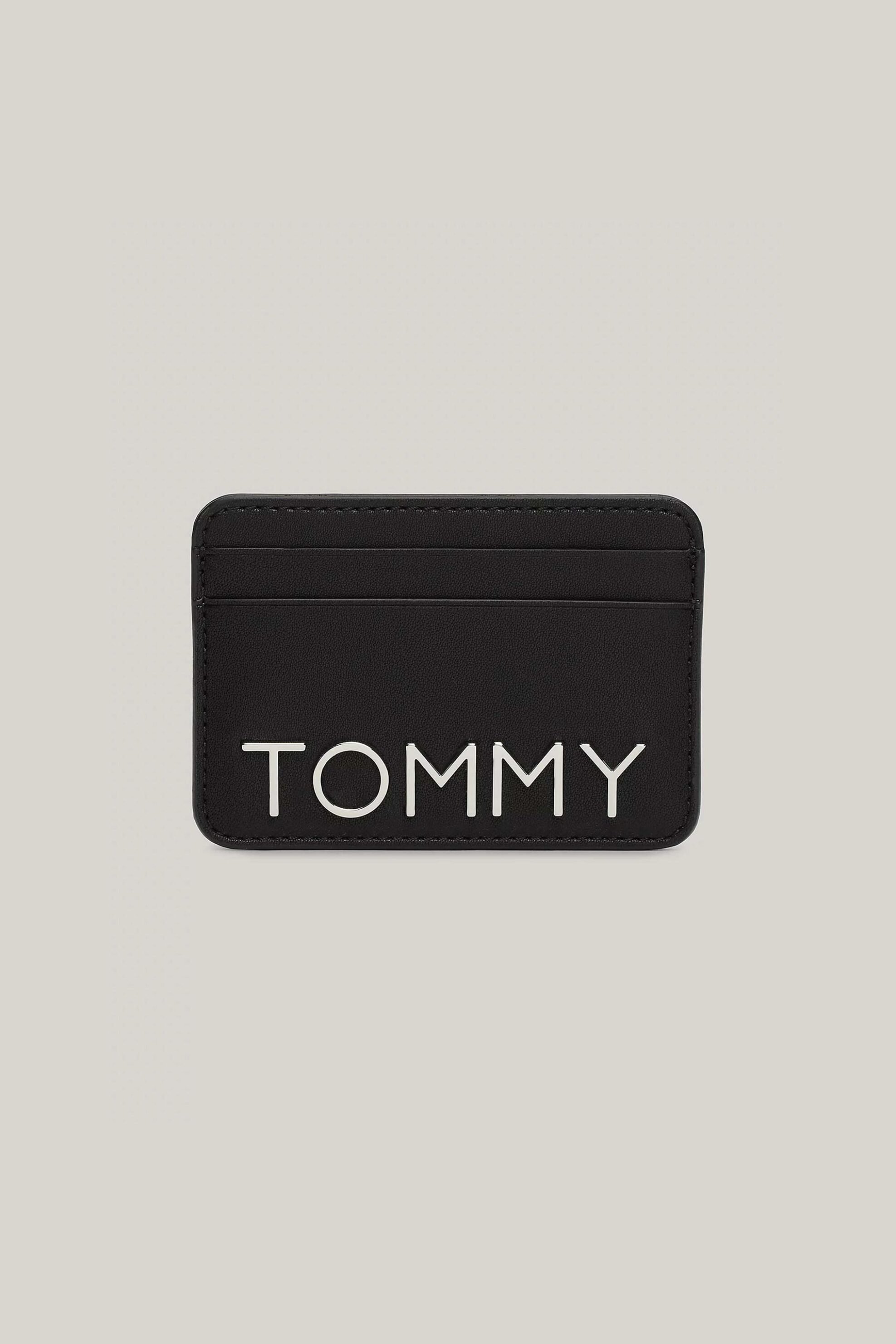  Tommy Jeans γυναικεία θήκη καρτών με ανάγλυφο μεταλλικό λογότυπο 