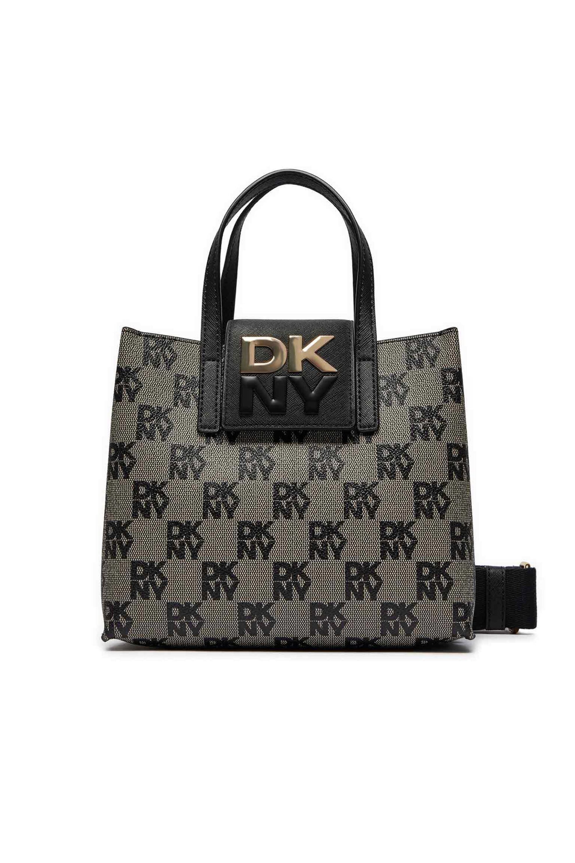  DKNY γυναικεία τσάντα χειρός με all-over logo 