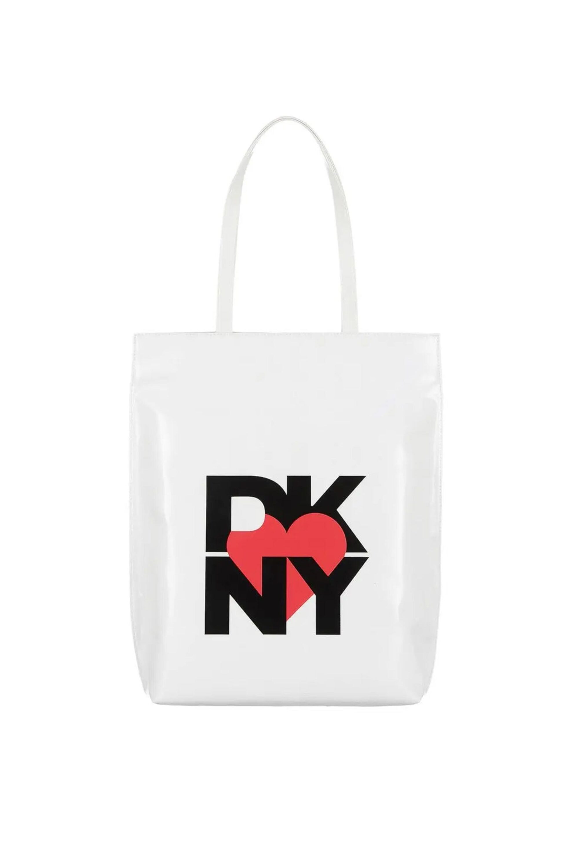  DKNY γυναικεία τσάντα ώμου tote με logo print 