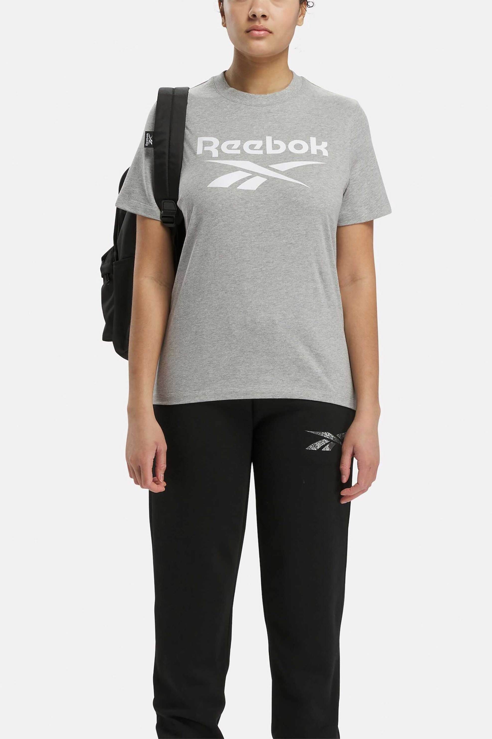 Reebok Reebok γυναικείο T-shirt με logo print Regular Fit 