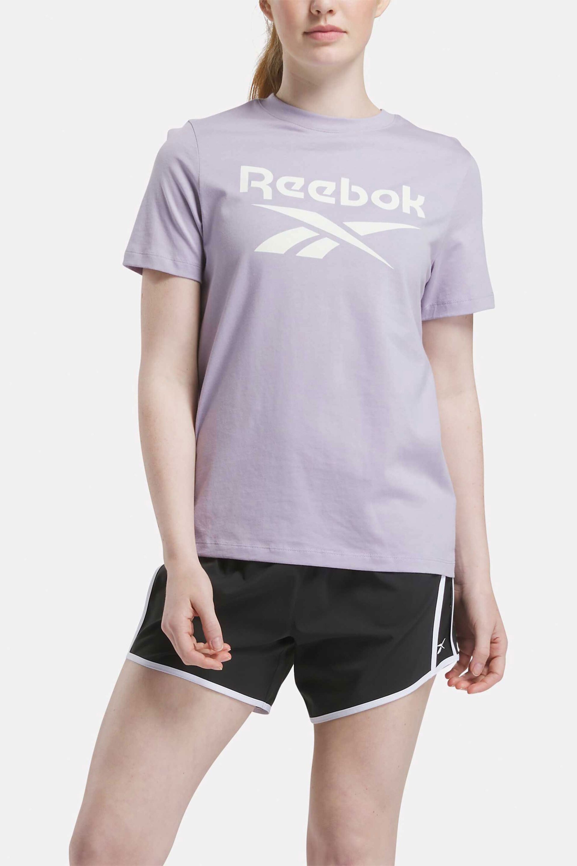 Reebok Reebok γυναικείο T-shirt με logo print Regular Fit 