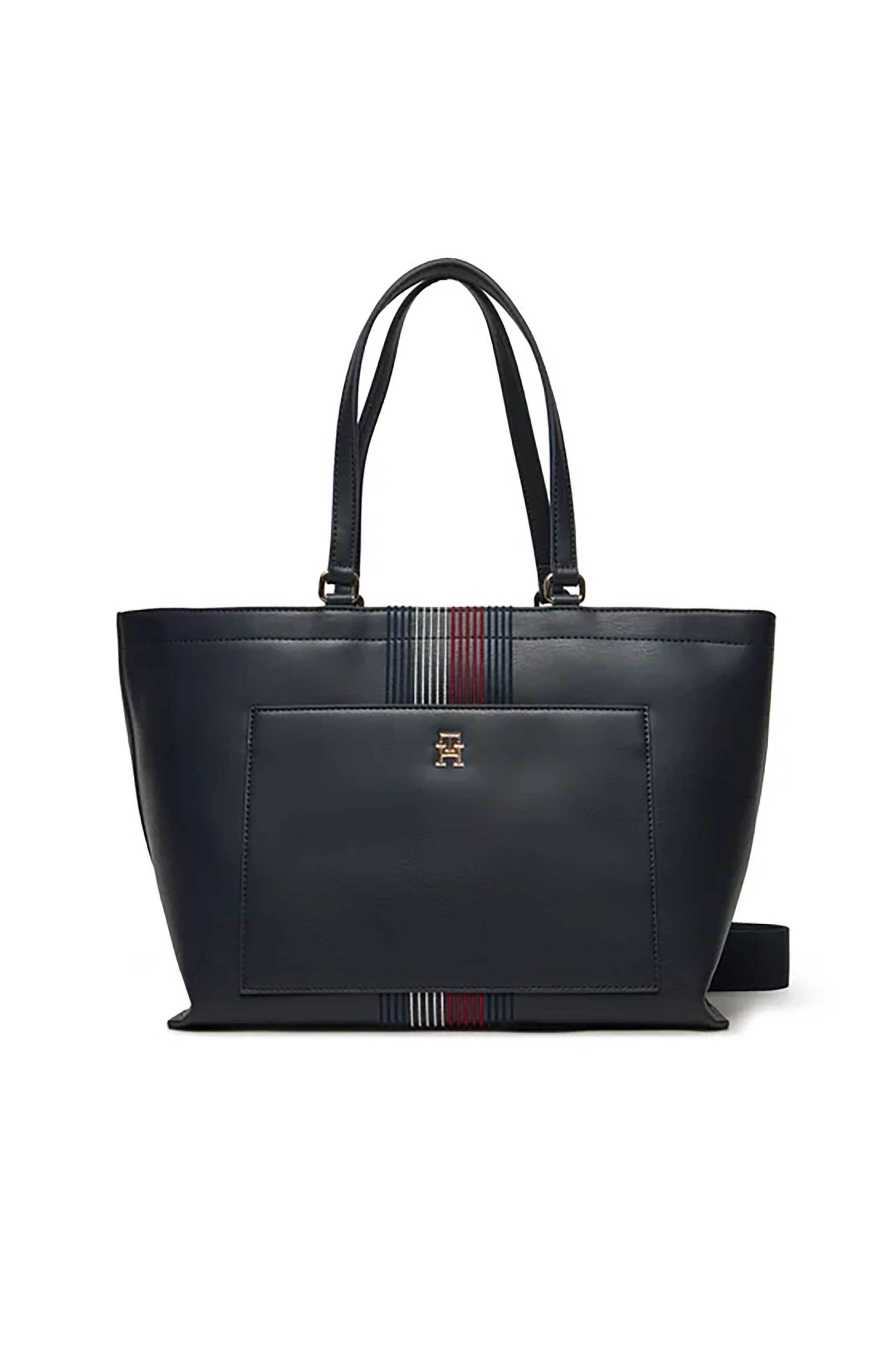  Tommy Hilfiger γυναικεία τσάντα ώμου με μεταλλικό monogram 