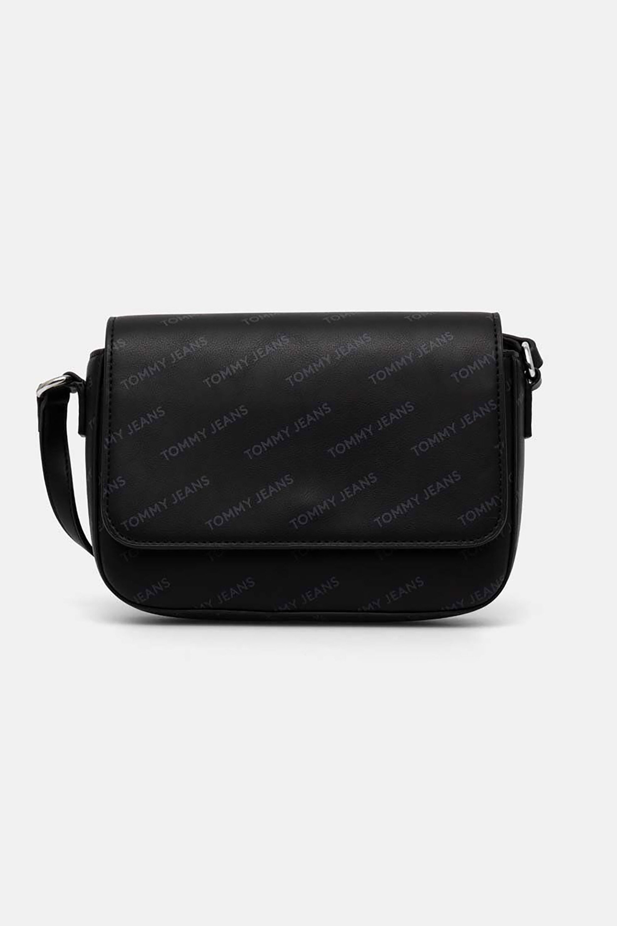  Tommy Jeans γυναικεία τσάντα crossbody με all-over logo print - AW0AW17125 Μαύρο 2025