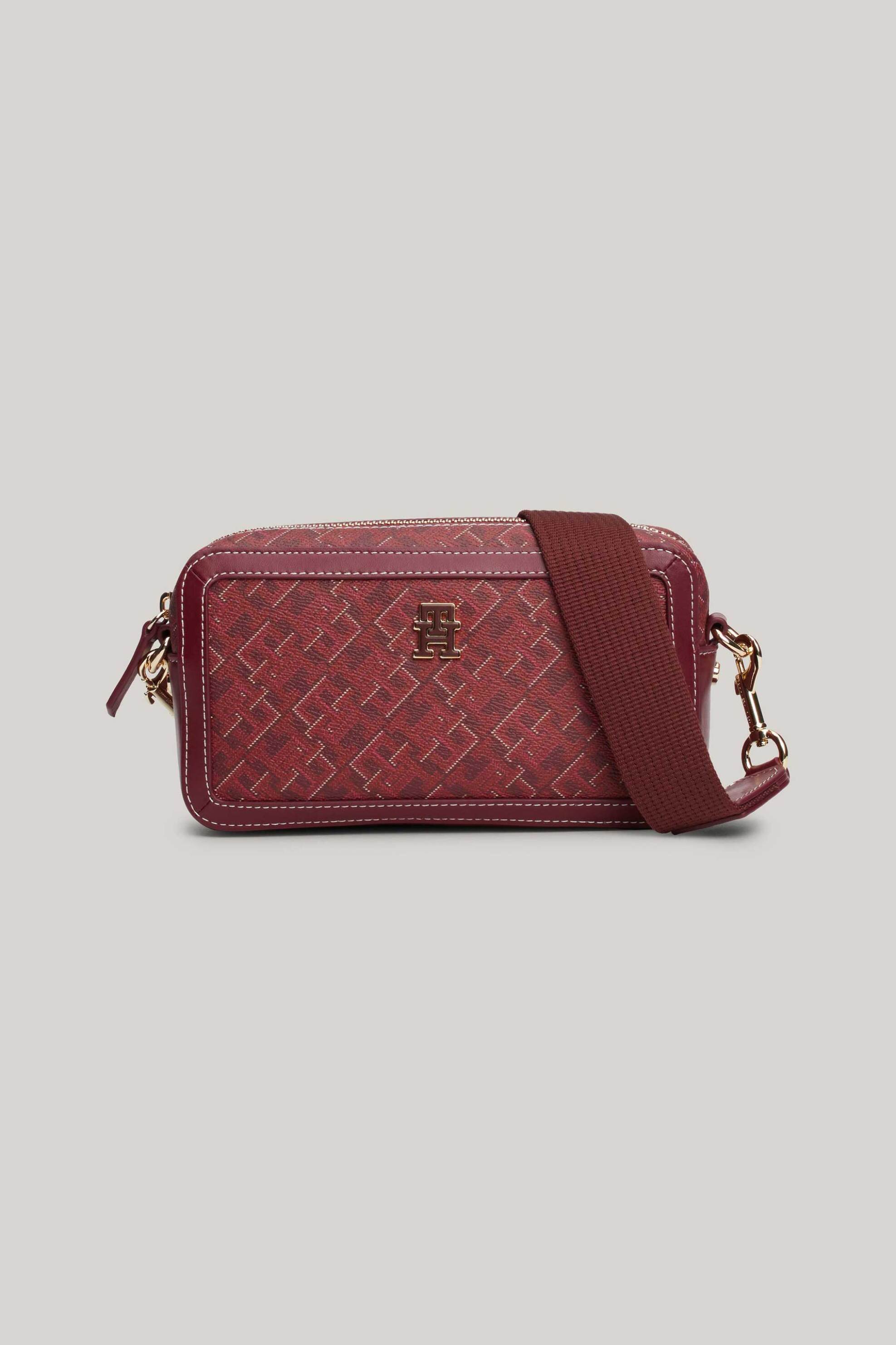  Tommy Hilfiger γυναικεία τσάντα crossbody με all-over monogram print 