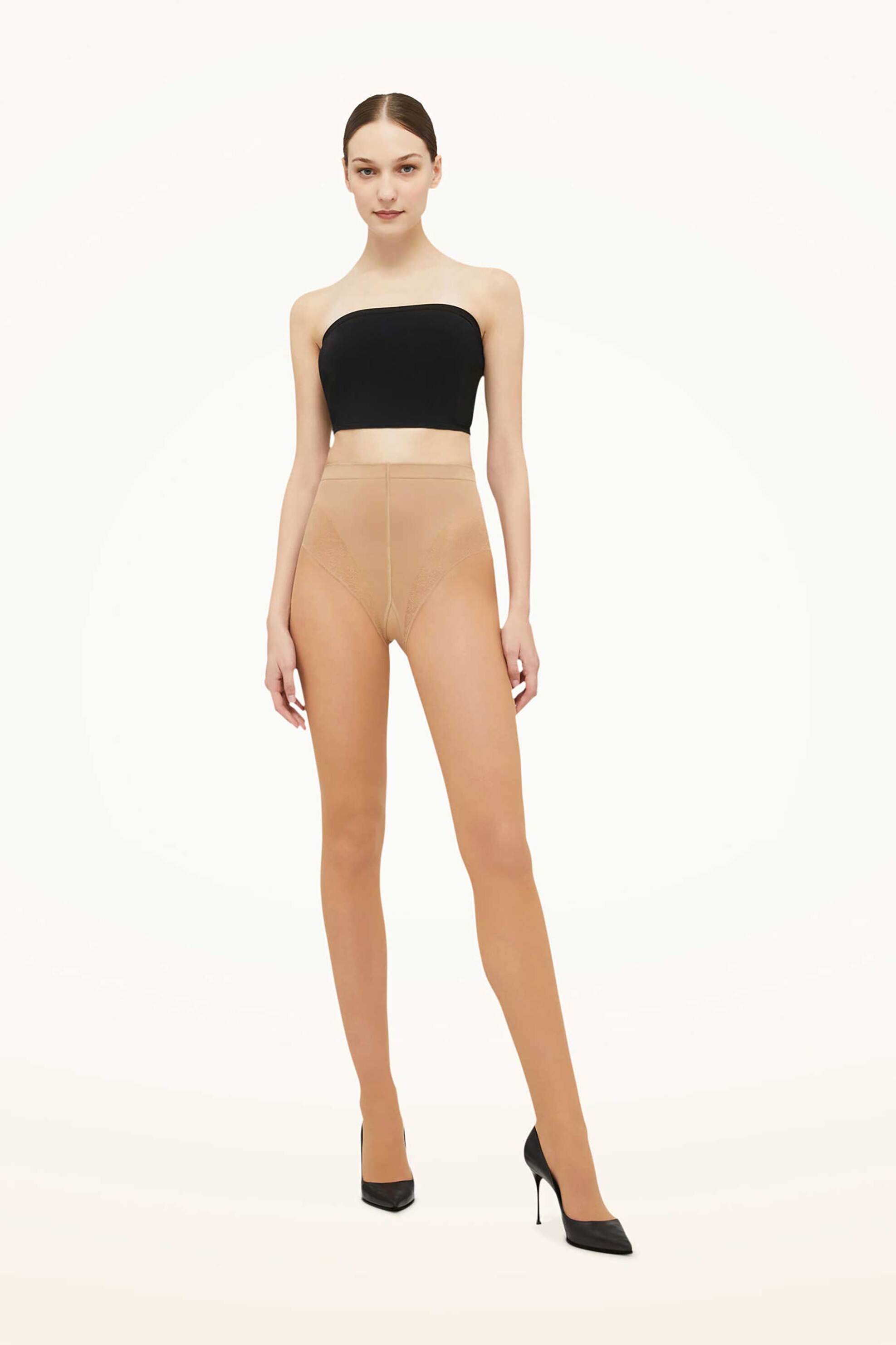 WOLFORD Wolford γυναικείο καλσόν μονόχρωμο - 18517 Μπεζ