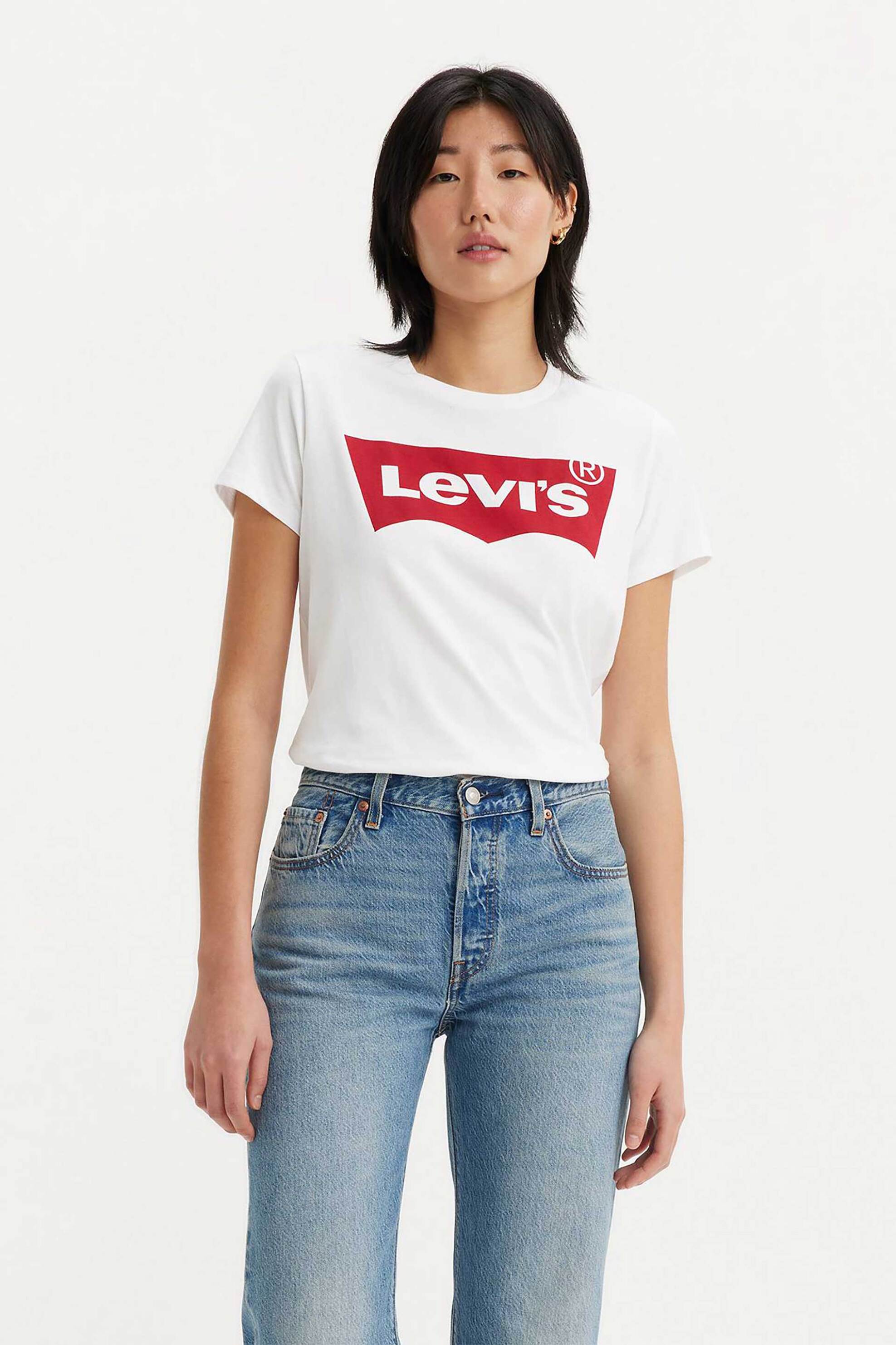 Levi's Levi's® γυναικείο T-shirt μονόχρωμο 