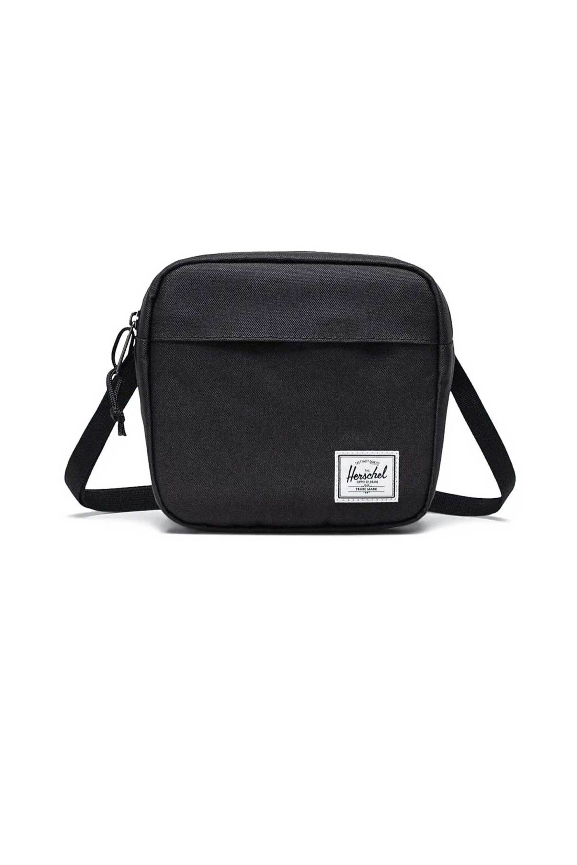 HERSCHEL Herschel unisex τσάντα crossbody μονόχρωμη με contrast logo patch "Classic™" 2 L - 66UACL01554 Μαύρο