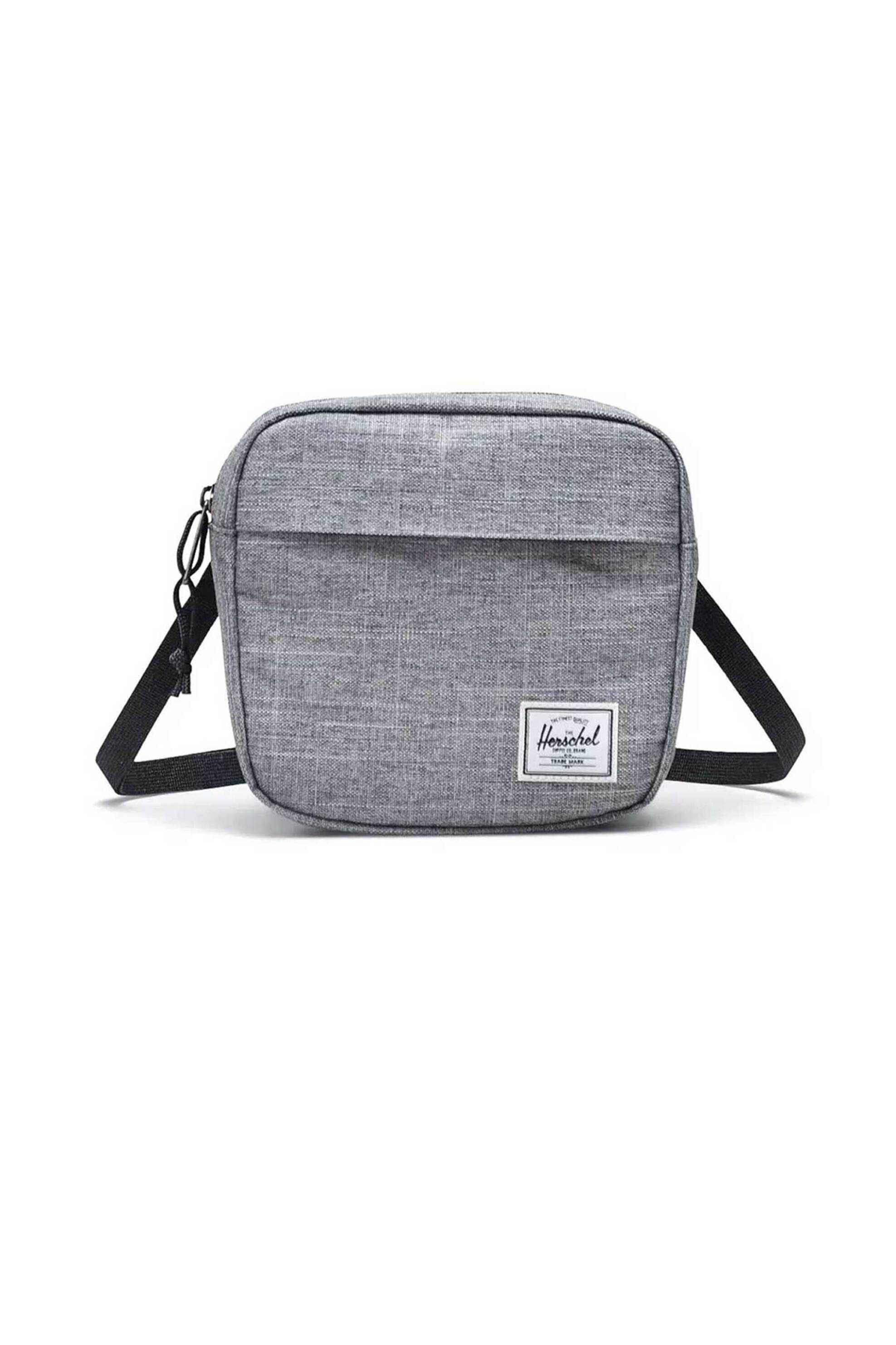 Herschel unisex τσάντα crossbody μονόχρωμη με contrast logo patch "Classic™" 2 L - 66UACL01557 Γκρι φωτογραφία