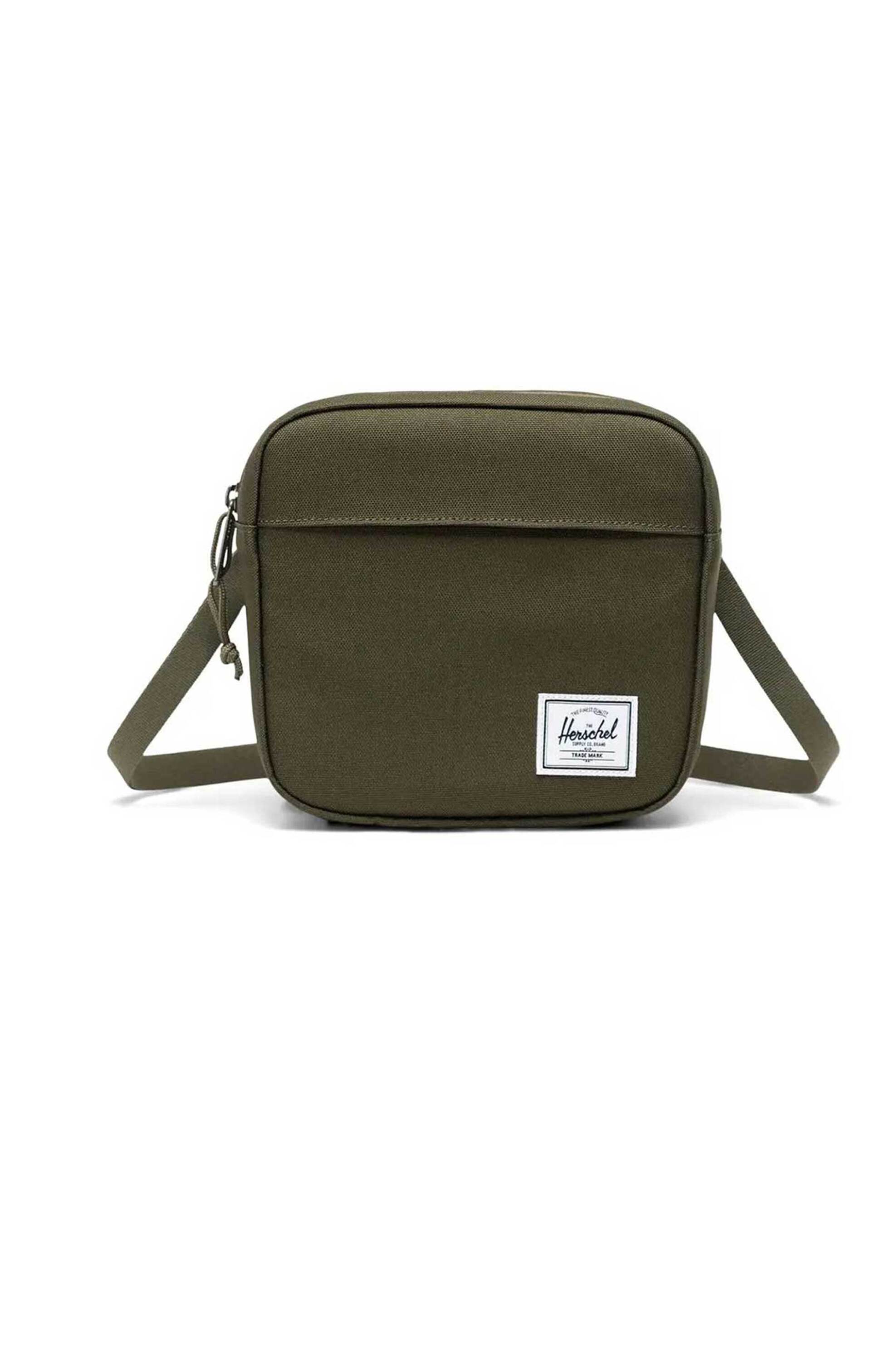 HERSCHEL Herschel unisex τσάντα crossbody μονόχρωμη με contrast logo patch "Classic™" 2 L - 66UACL01558 Λαδί