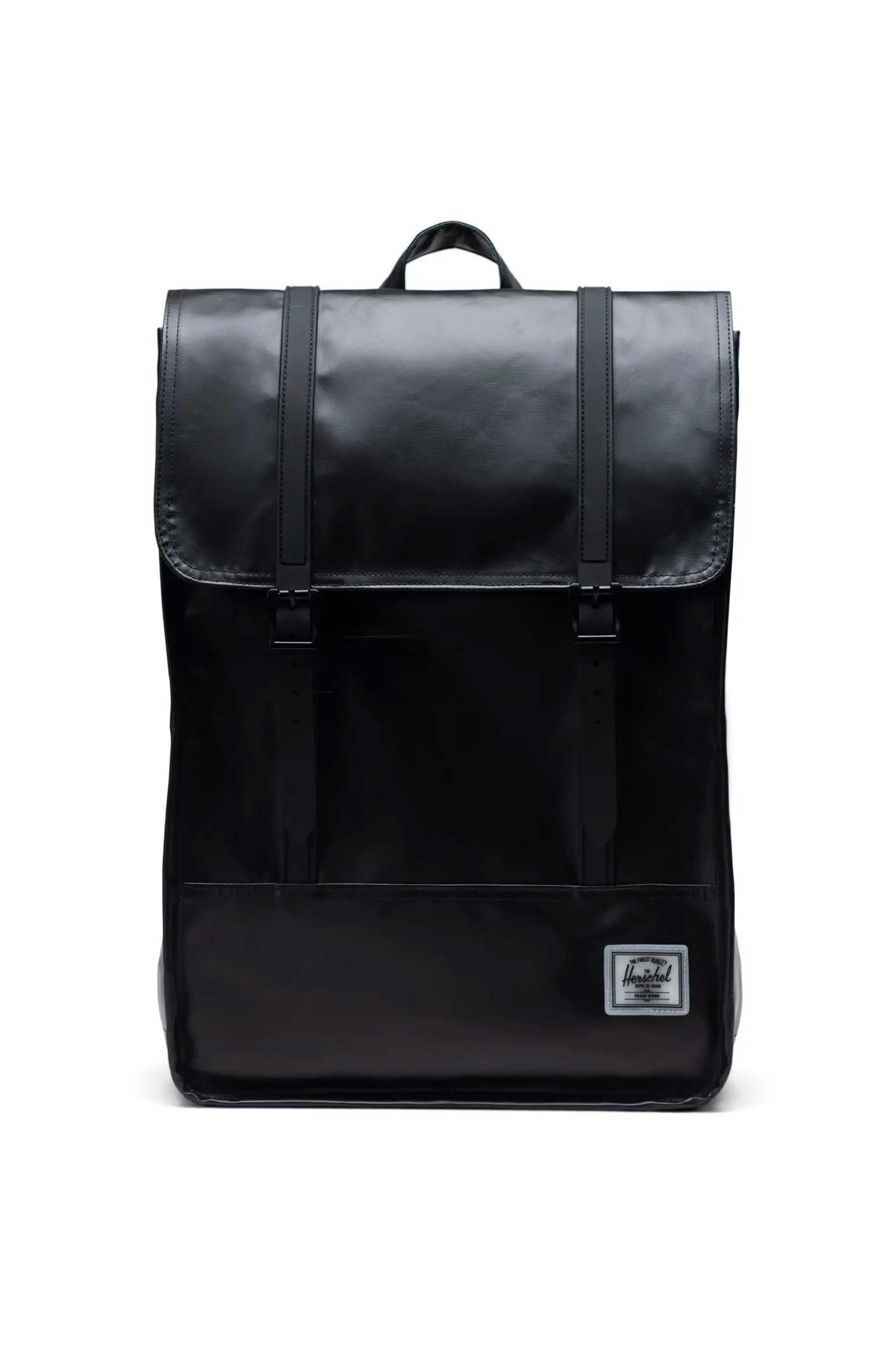 HERSCHEL Herschel unisex backpack αδιάβροχο με contrast logo patch "Survey™" 17,5 L - 66UBWR00001 Μαύρο