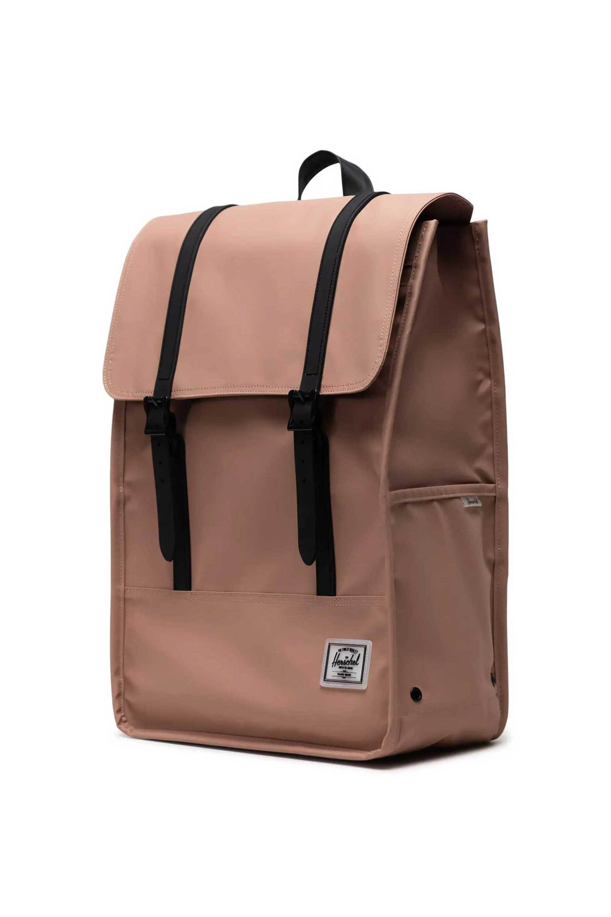 Herschel unisex backpack αδιάβροχο με contrast logo patch "Survey™" 17,5 L - 66UBWR00002 Καφέ Ανοιχτό φωτογραφία