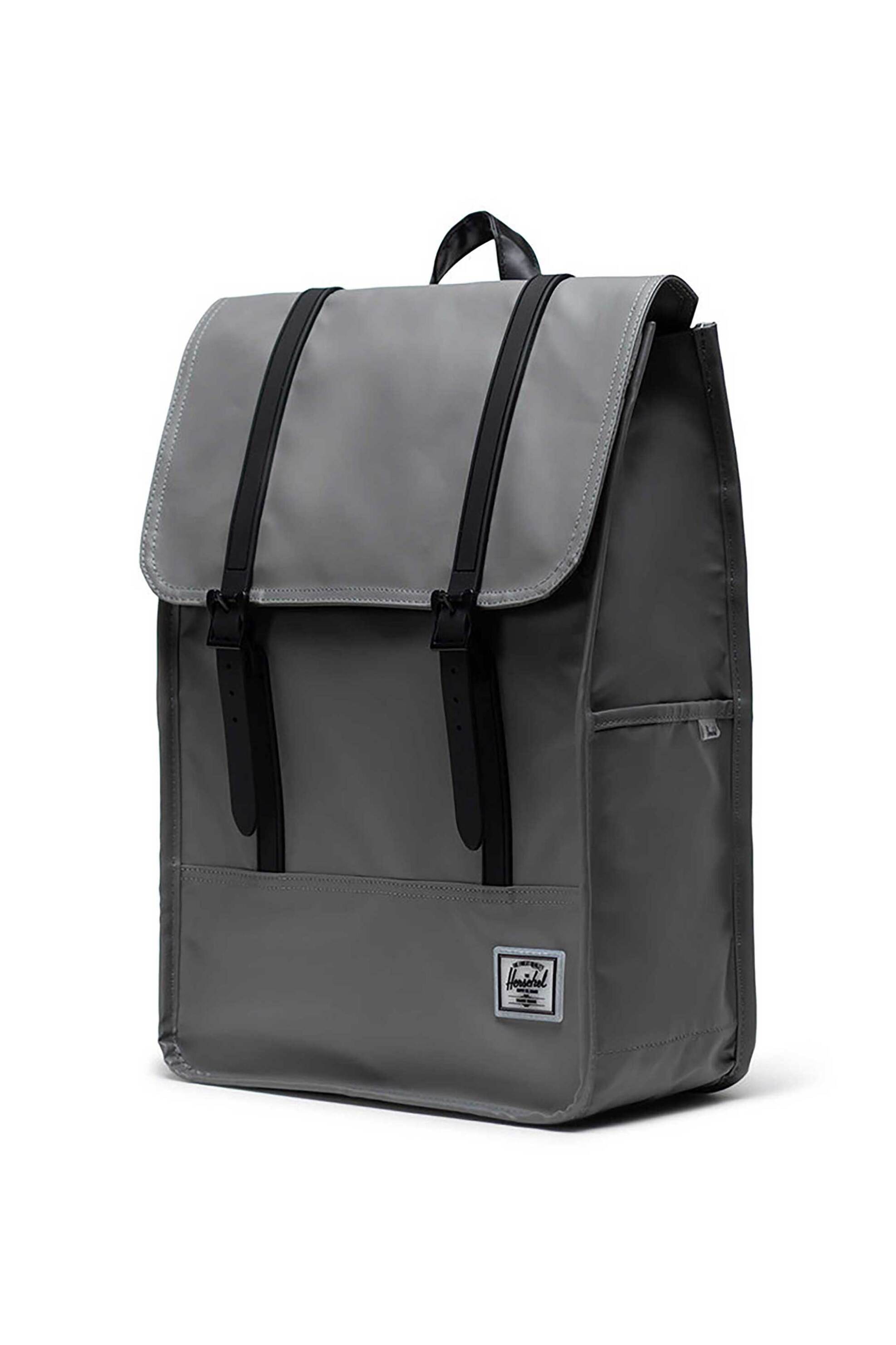 Herschel unisex backpack αδιάβροχο με contrast logo patch "Survey™" 17,5 L - 66UBWR00026 Γκρι φωτογραφία