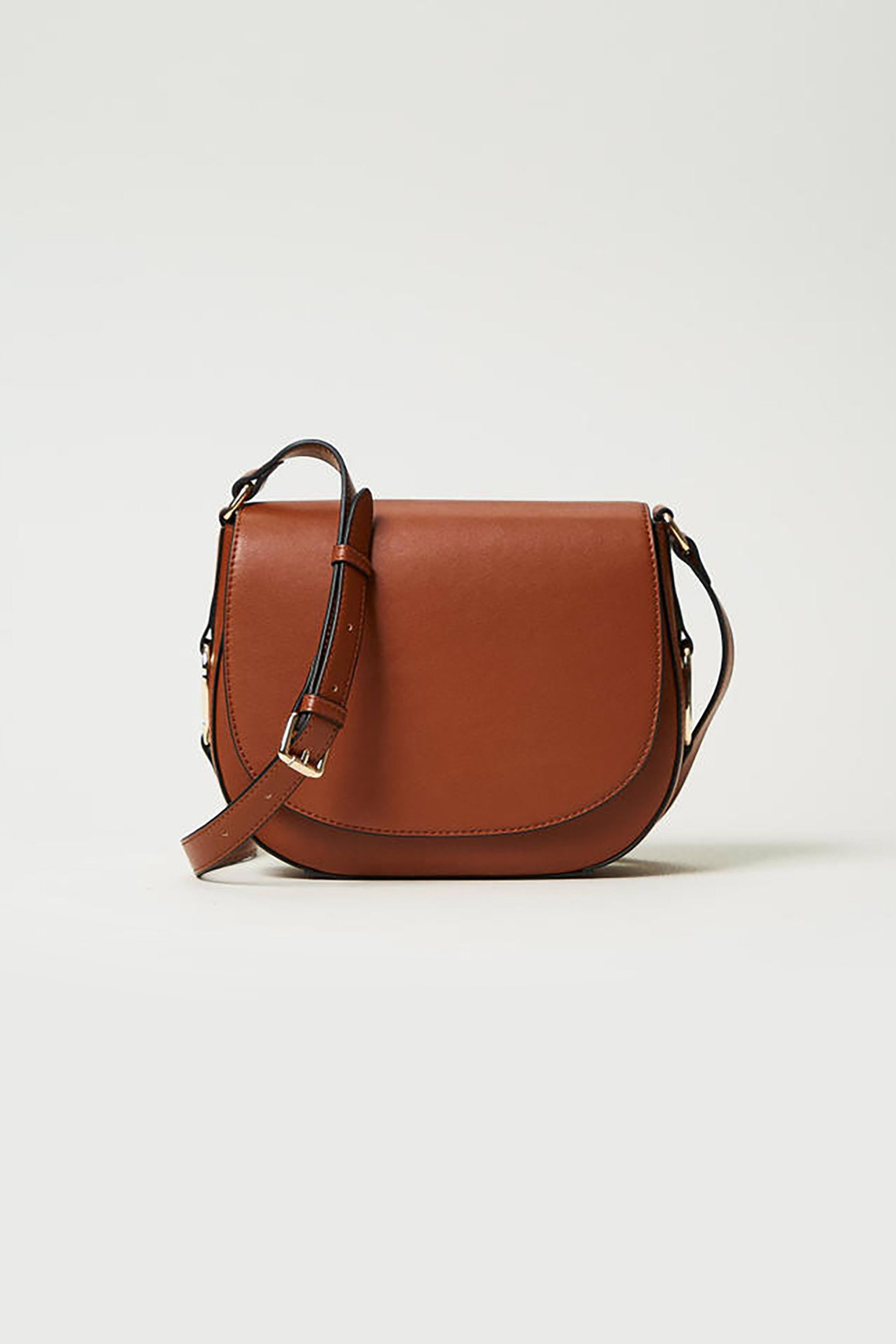  Twinset γυναικεία τσάντα crossbody με μεταλλικό μονόγραμμα - 242TB7231 Ταμπά 2025