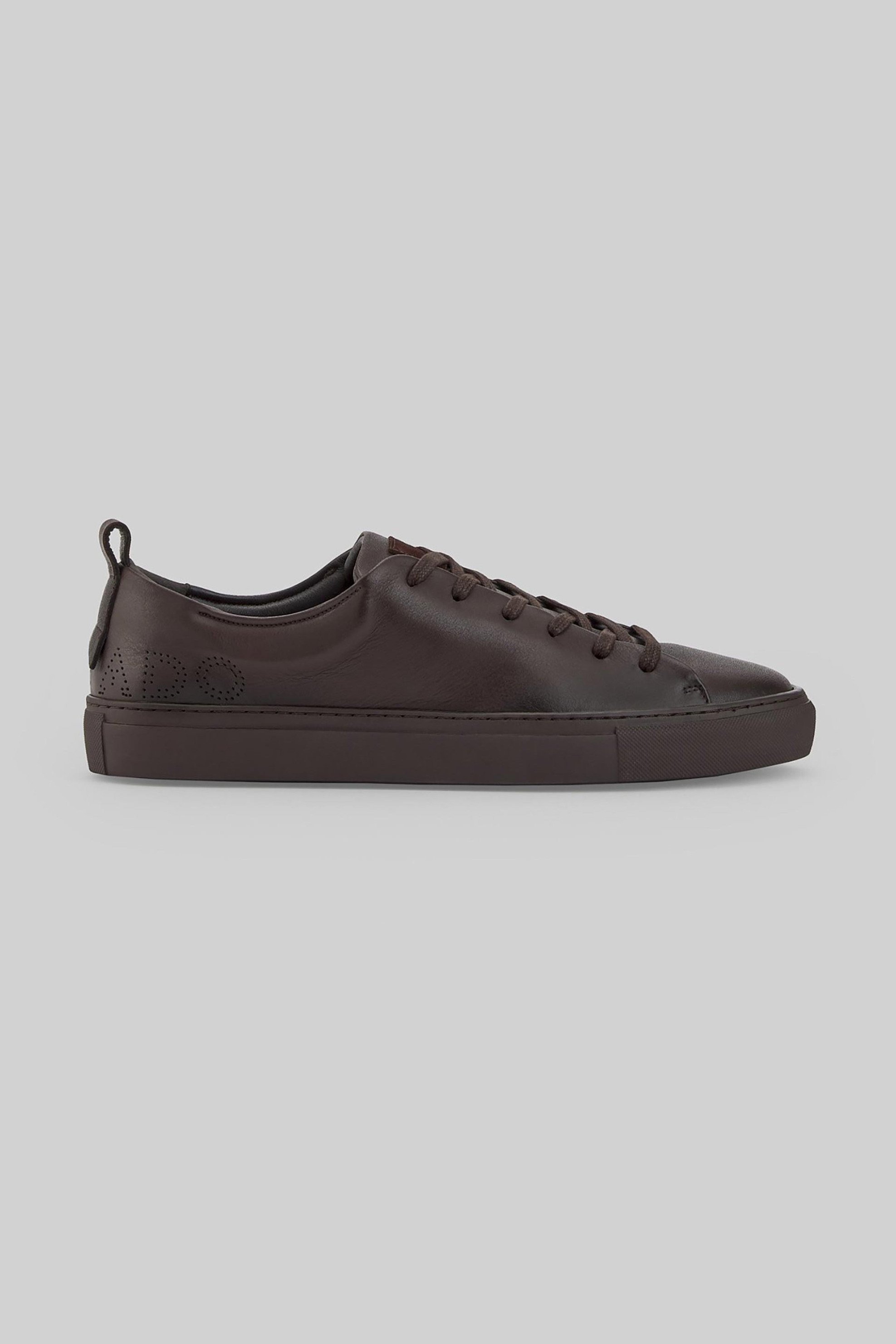 ADOLFO DOMINGUEZ Adolfo Domínguez ανδρικά δερμάτινα sneakers - 196032207 Καφέ