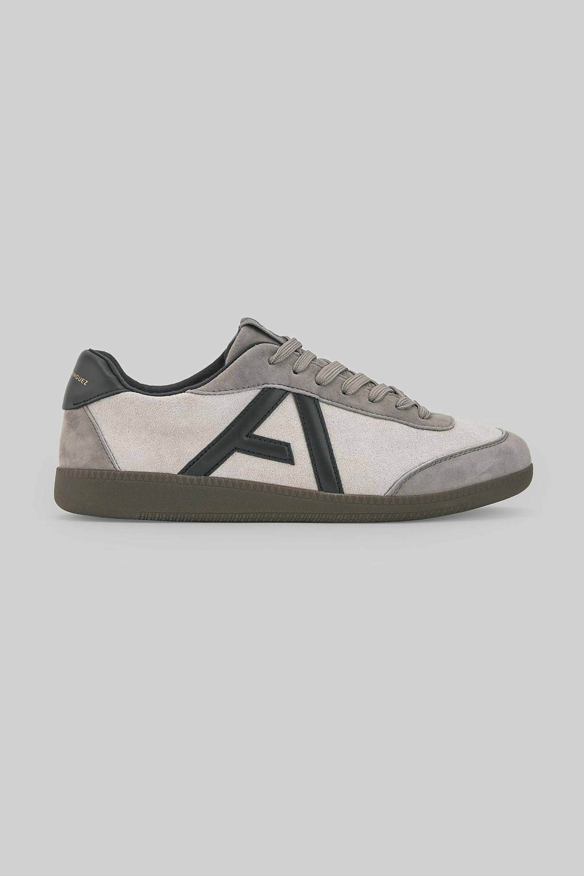 ADOLFO DOMINGUEZ Adolfo Domínguez ανδρικά suede sneakers με λογότυπο - 196062332 Γκρι