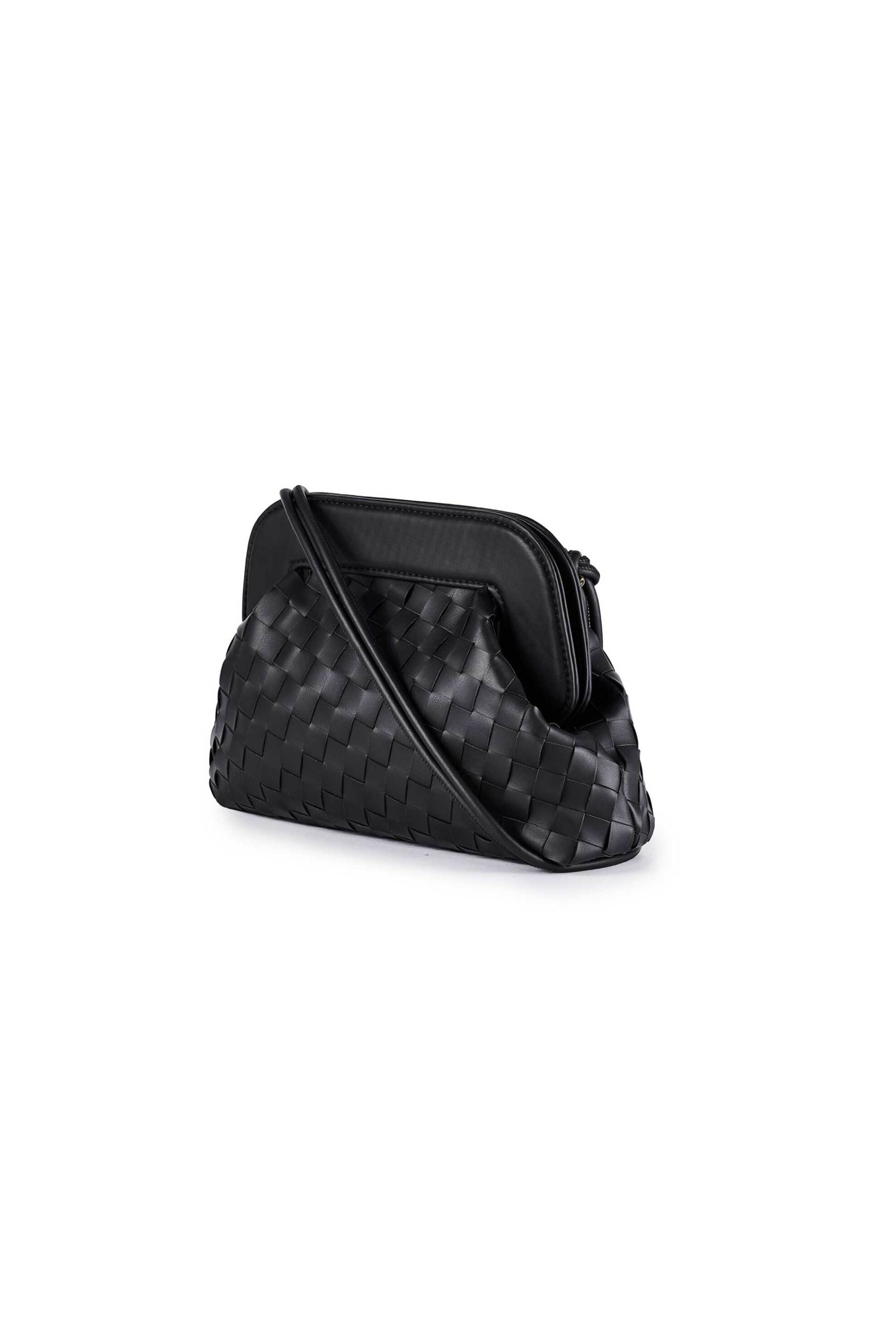 ViaMailBag γυναικείο τσαντάκι clutch "Denise Plot" - DENISE/PLOT/FW24 Μαύρο φωτογραφία