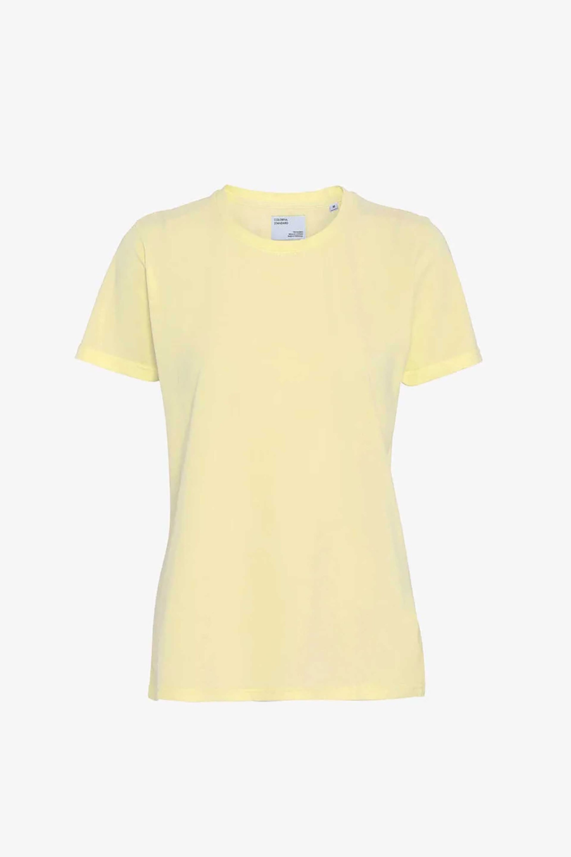  Colorful Standard γυναικείο T-shirt μονόχρωμο Regular Fit - CS2051 Κίτρινο 2025