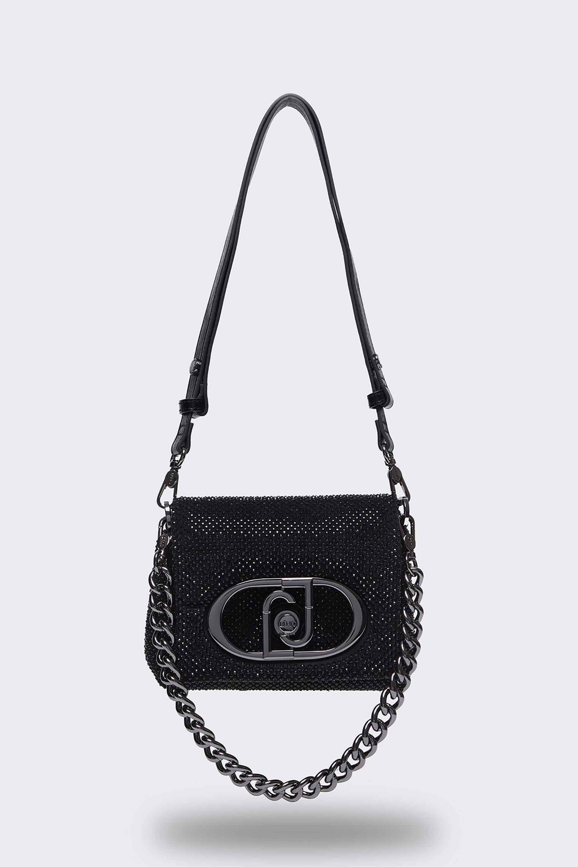  Liu Jo γυναικείo mini bag με all-over στρας 