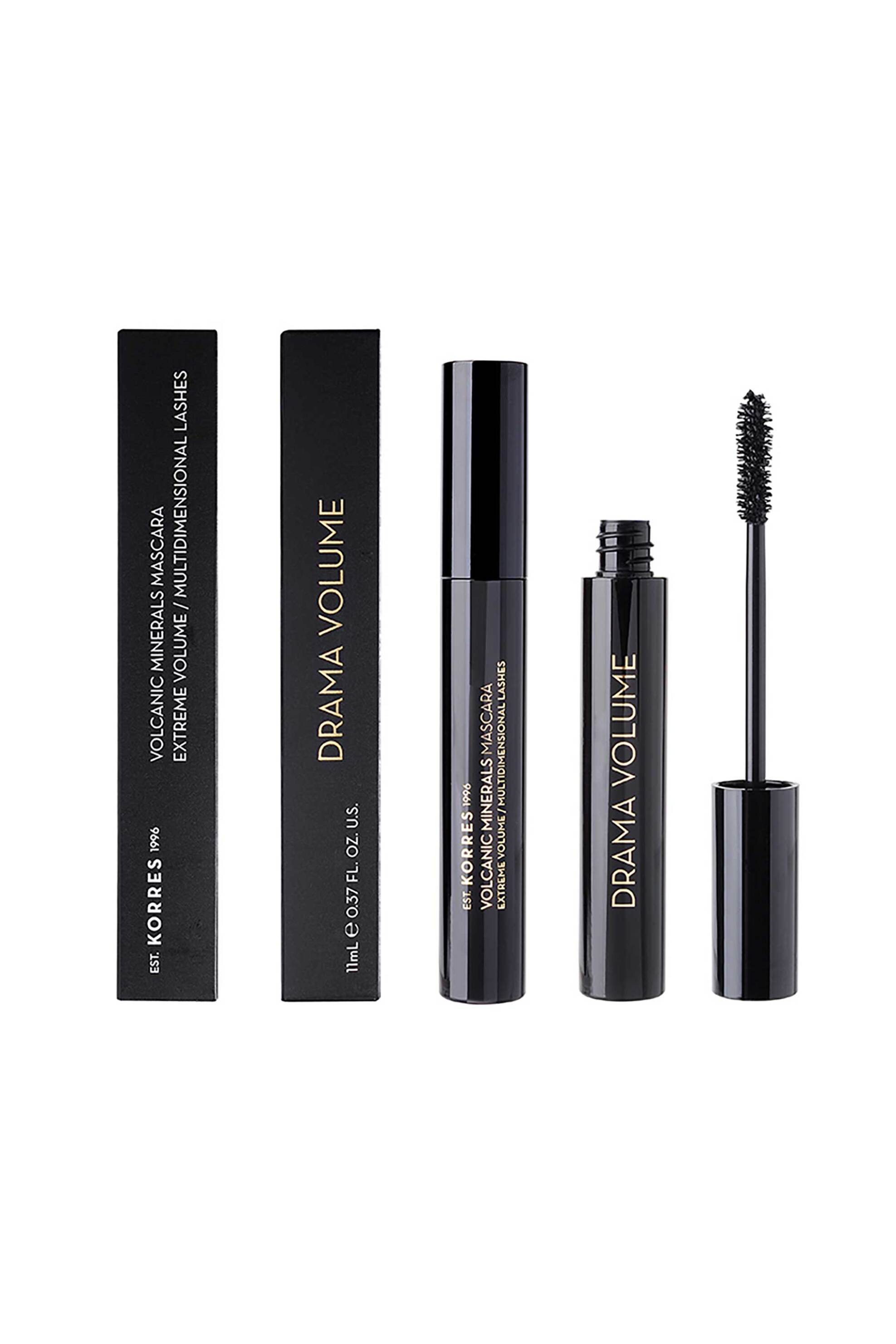 KORRES Korres Black Volcanic Minerals Drama Volume Mascara 11 ml - 21005147 01 Black