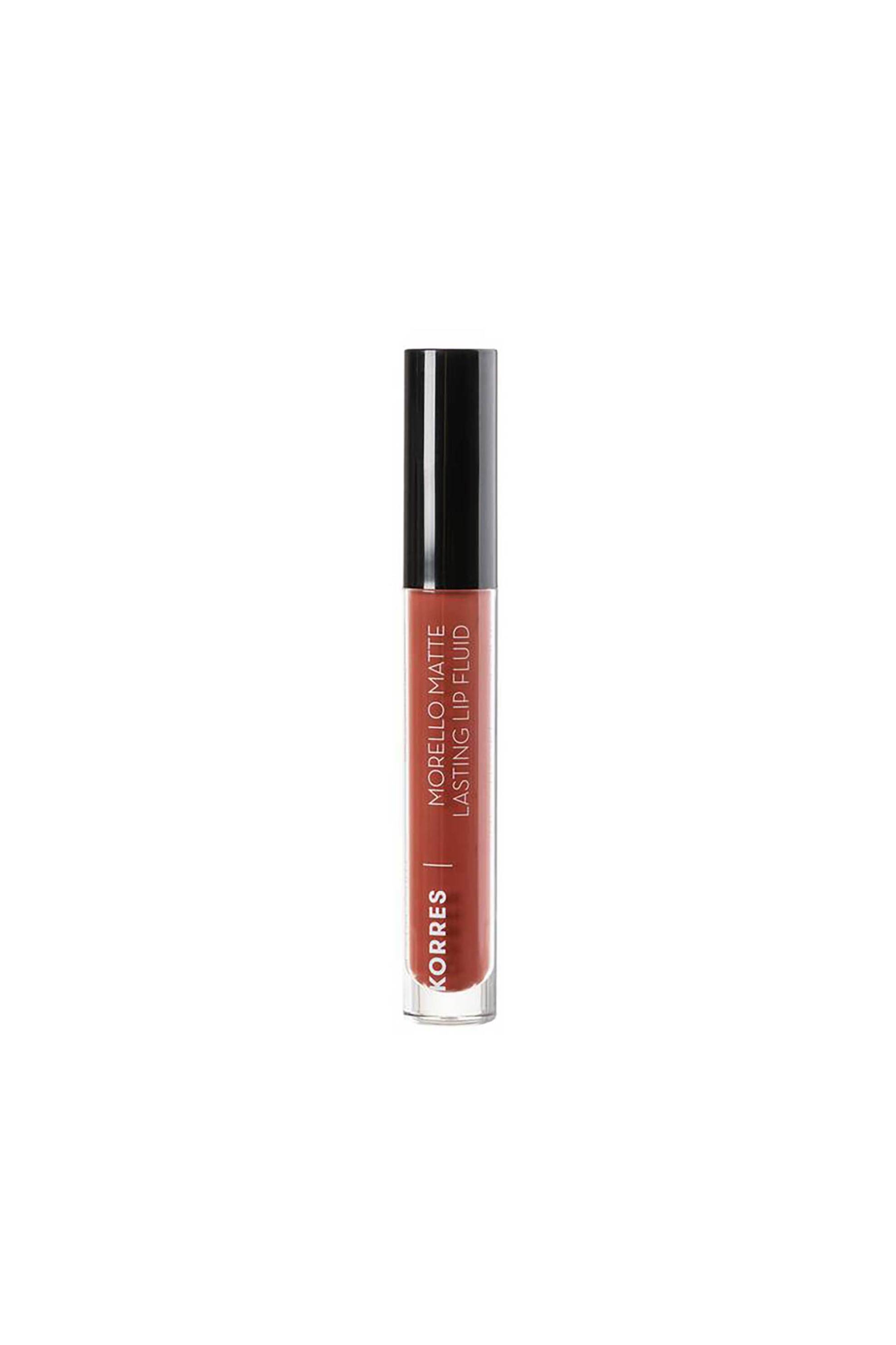 KORRES Korres Morello Matte Lasting Lip Fluid 10 Damask Rose 3,4 ml - 21010559 58 Red Clay