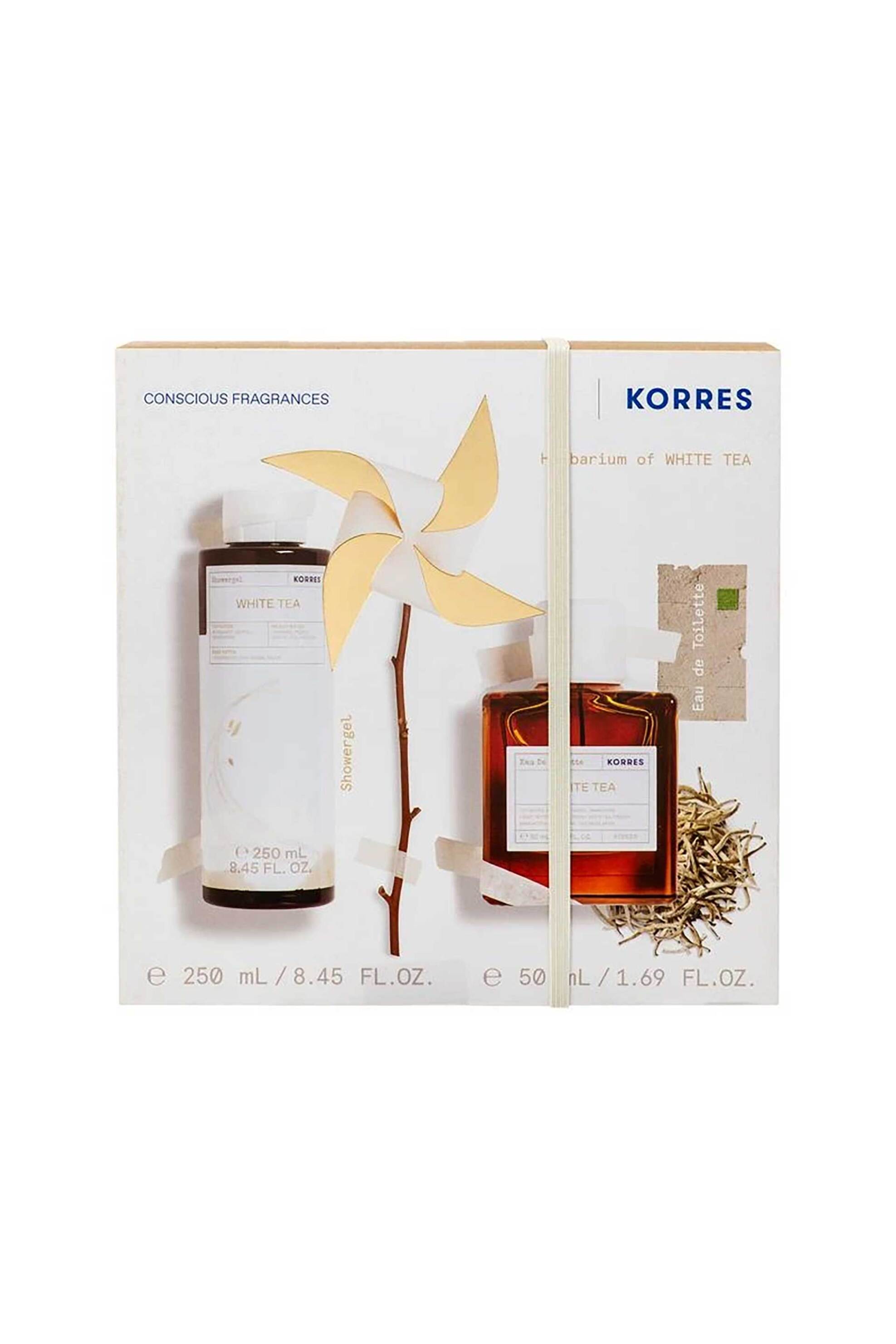 KORRES Korres Herbarium of White Tea Αφρόλουτρο 250 ml + White Tea Eau de Toilette Γυναικείο Άρωμα 50 ml - 21012707