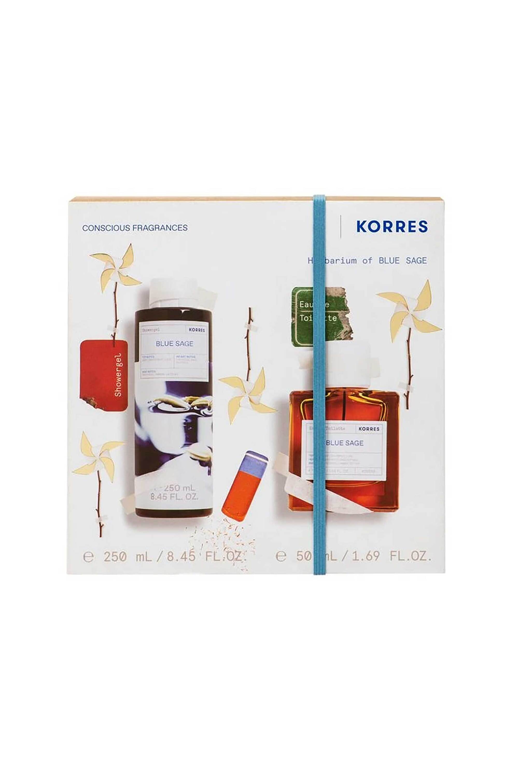 KORRES Korres Herbarium of Blue Sage Ανδρικό Αφρόλουτρο 250 ml + Eau de Toilette Blue Sage Ανδρικό Άρωμα 50 ml - 21012819