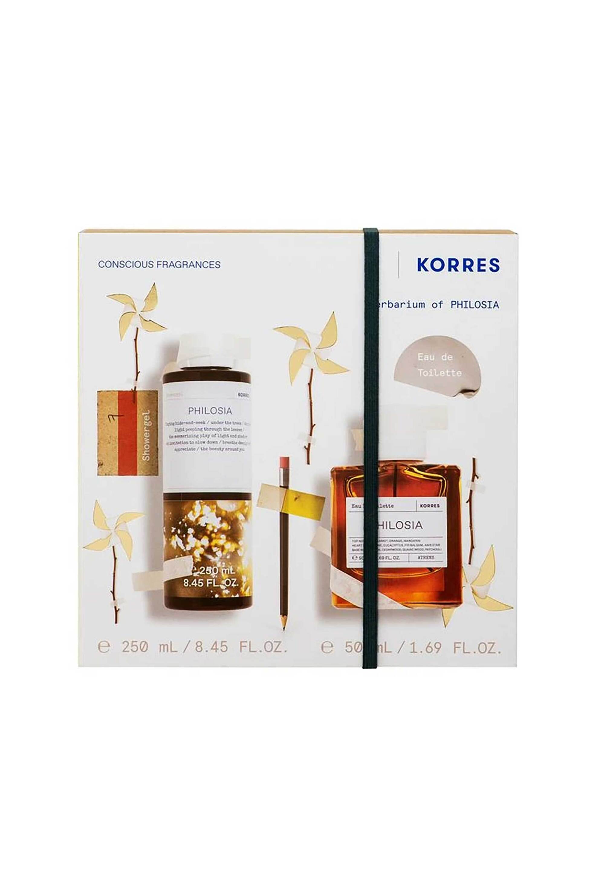 KORRES Korres Herbarium Philosia Αφρόλουτρο 250 ml + Eau de Toilette Philosia Γυναικείο Άρωμα 50 ml - 21013184