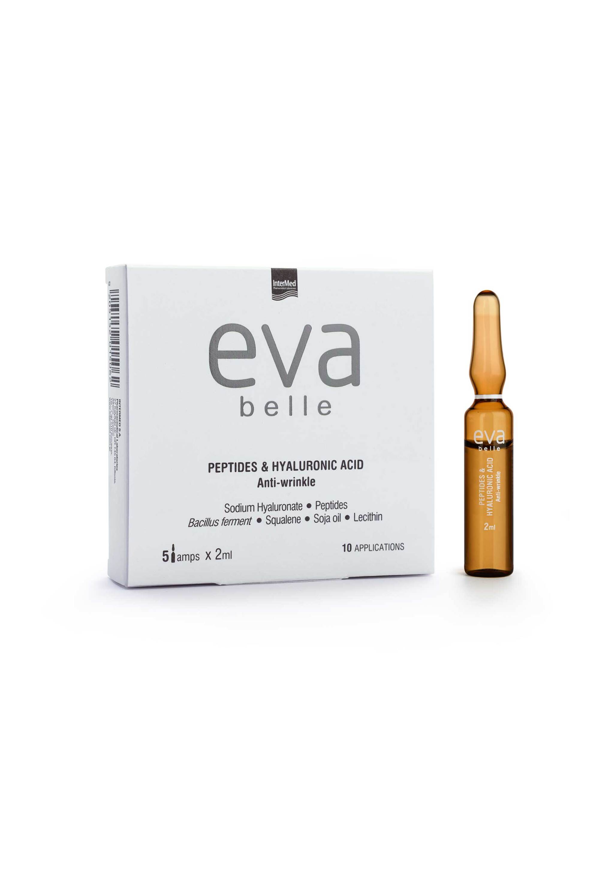 EVA BELLE Eva Belle Peptides & Hyaluronic Acid Αμπούλες (5 χ 2 ml) - 0905