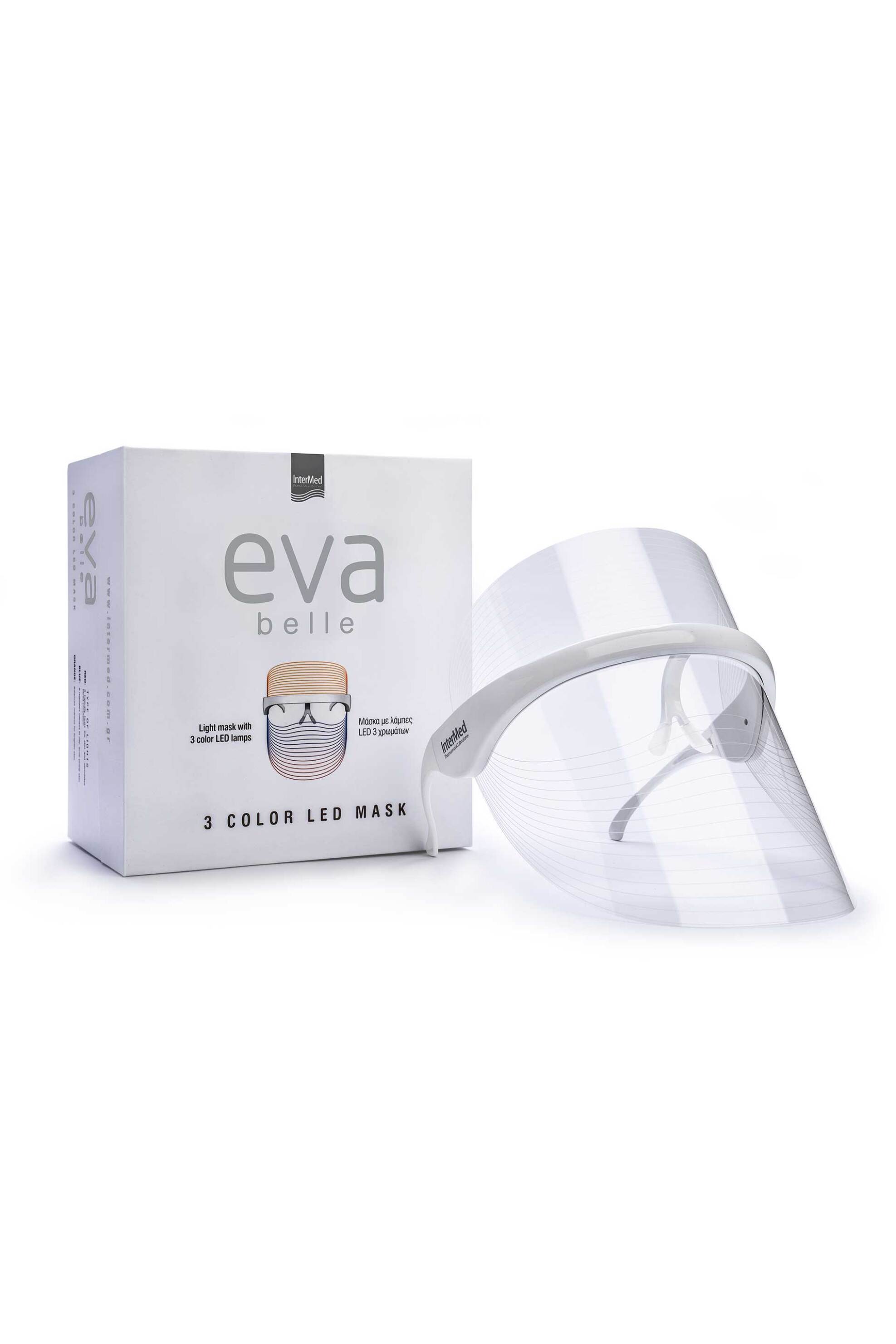 Eva Belle Μάσκα Φωτοθεραπείας Προσώπου 3 Color Led - 0936 φωτογραφία