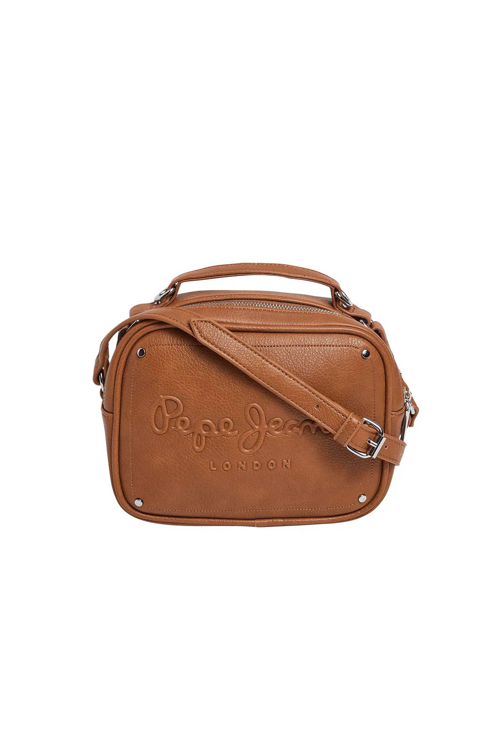 Pepe Jeans Pepe Jeans γυναικεία τσάντα crossbody με ανάγλυφο λογότυπο - PL031563 Ταμπά 2025