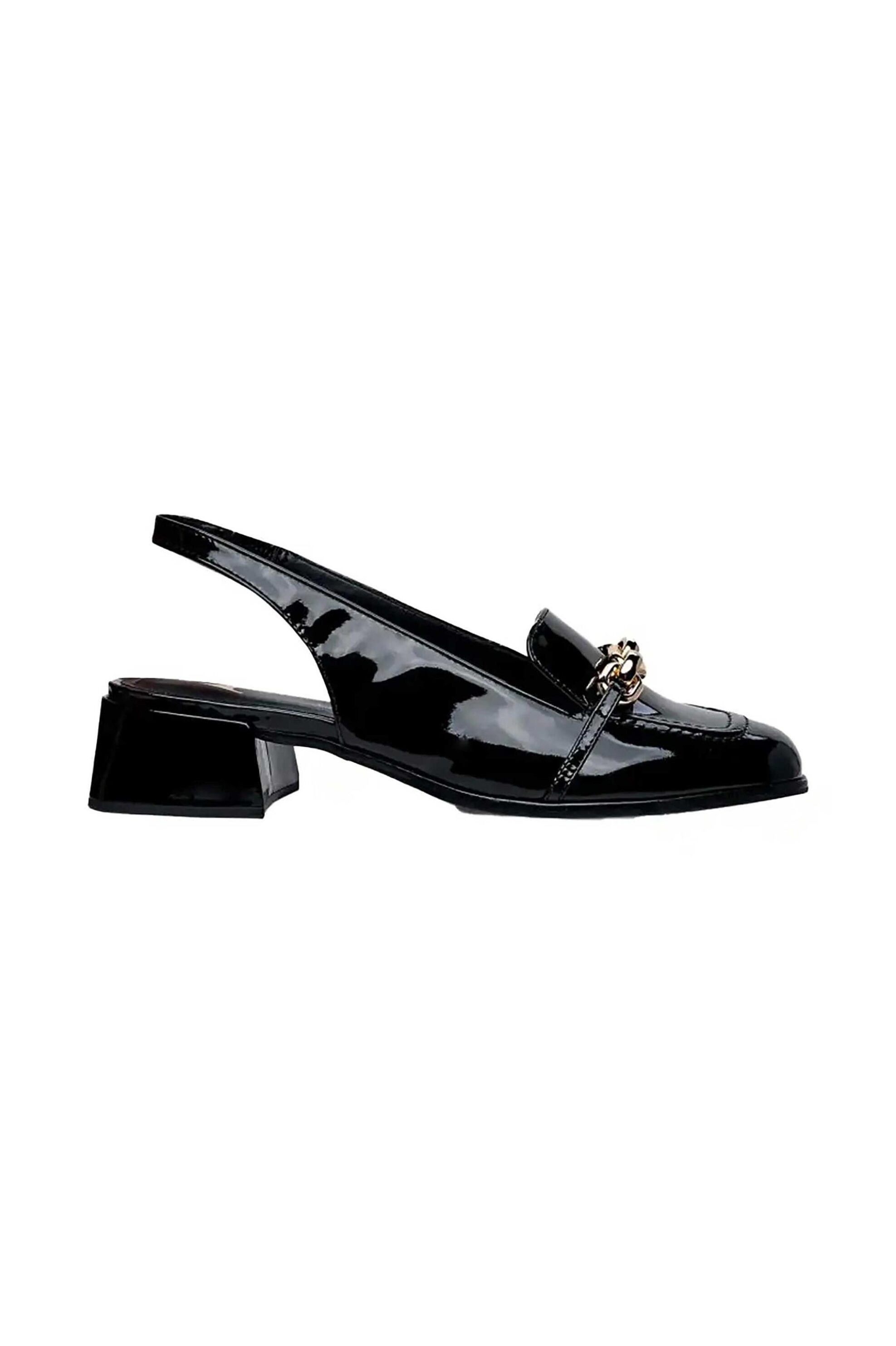  Carrano γυναικείες δερμάτινες γόβες slingback λουστρίνι - E67197 Μαύρο 2025