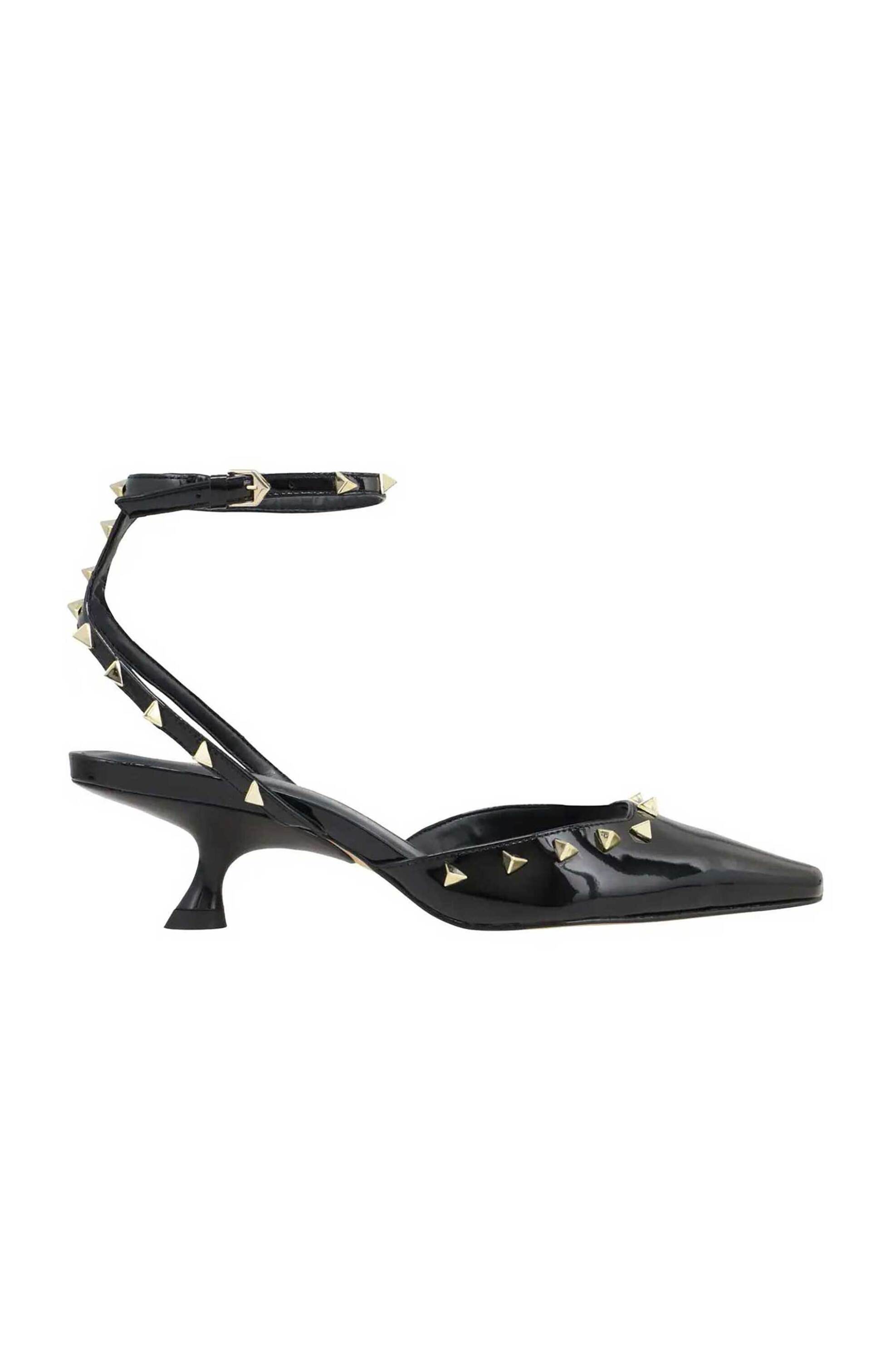  Carrano γυναικεία slingbacks με χρυσά τρούκς - E67302 Μαύρο 2025